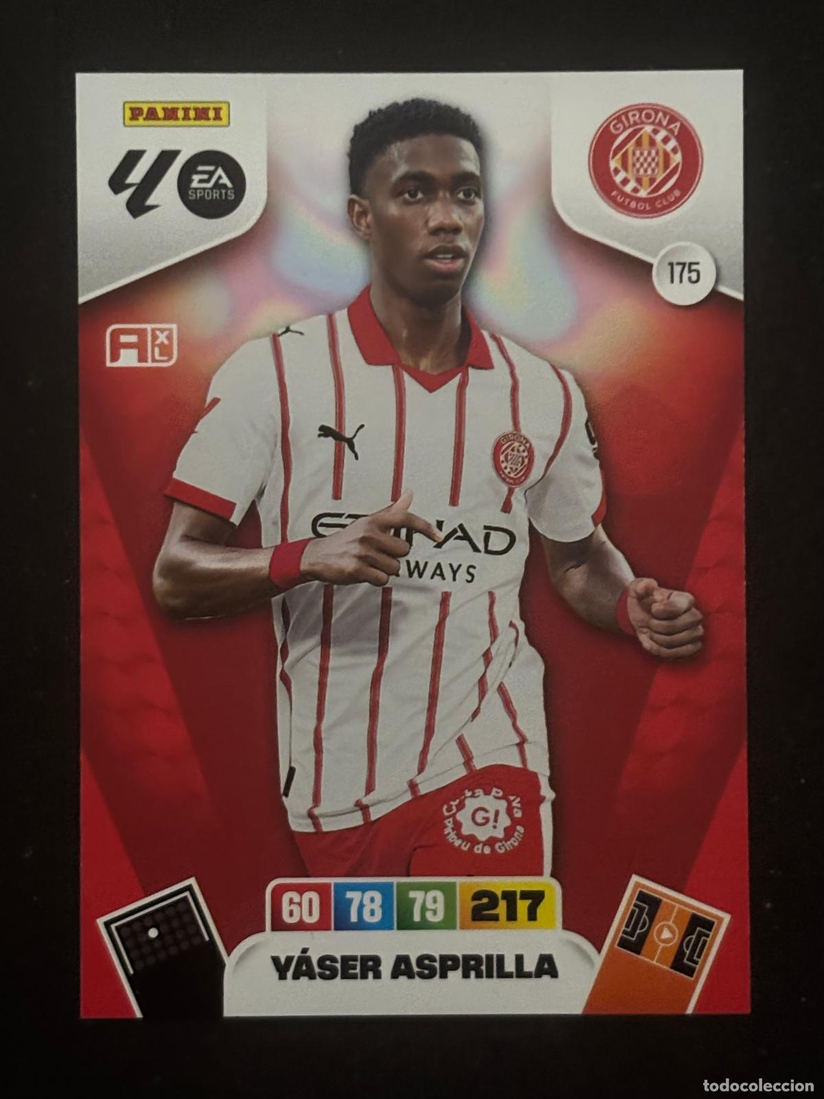 Fu&szlig;ball-Sticker: 175 Y&Aacute;SER ASPRILLA GIRONA ADRENALYN XL LALIGA EA SPORTS 25-26 2025-2026 PANINI