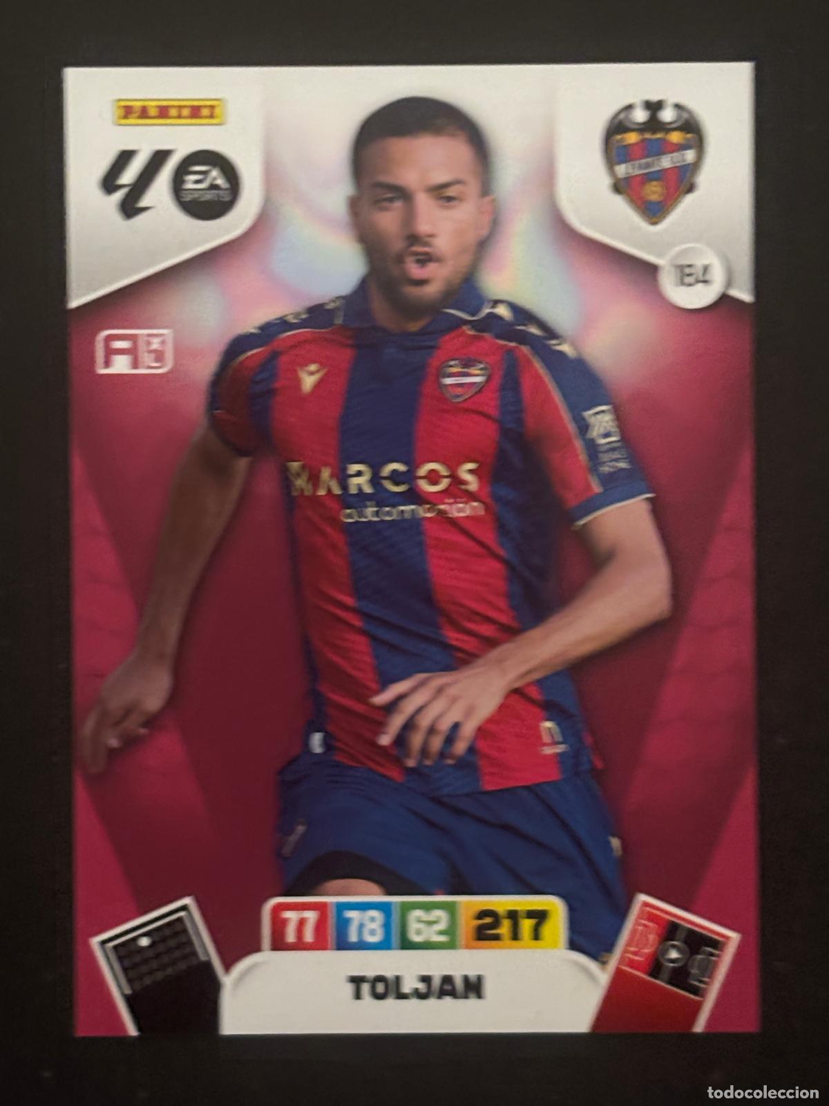 Fu&szlig;ball-Sticker: 184 TOLJAN LEVANTE ADRENALYN XL LALIGA EA SPORTS 25-26 2025-2026 PANINI