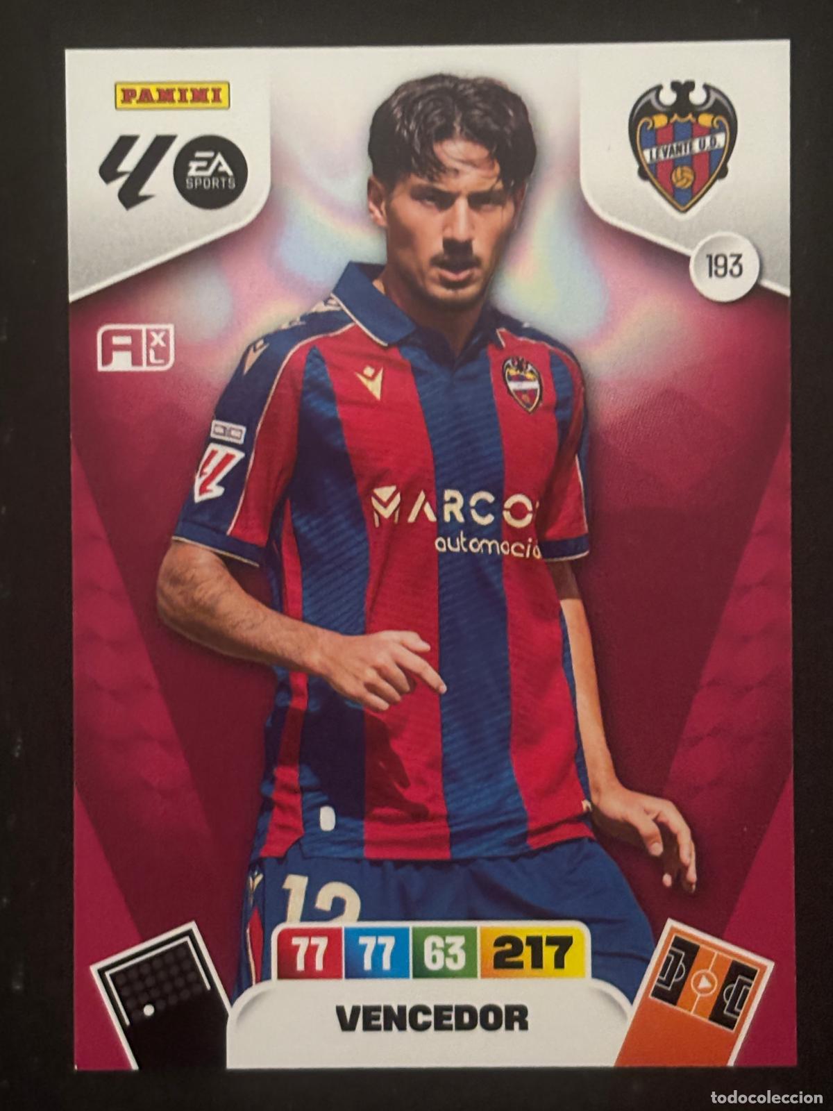 Fu&szlig;ball-Sticker: 193 VENCEDOR LEVANTE ADRENALYN XL LALIGA EA SPORTS 25-26 2025-2026 PANINI