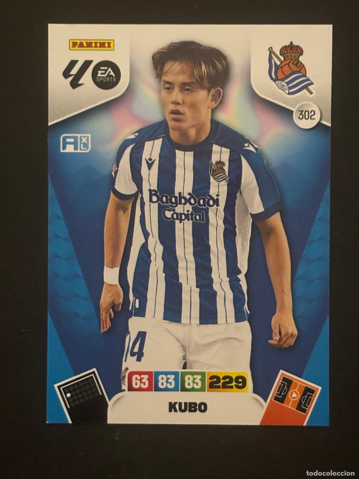 Fu&szlig;ball-Sticker: 302 KUBO REAL SOCIEDAD ADRENALYN XL LALIGA EA SPORTS 25-26 2025-2026 PANINI