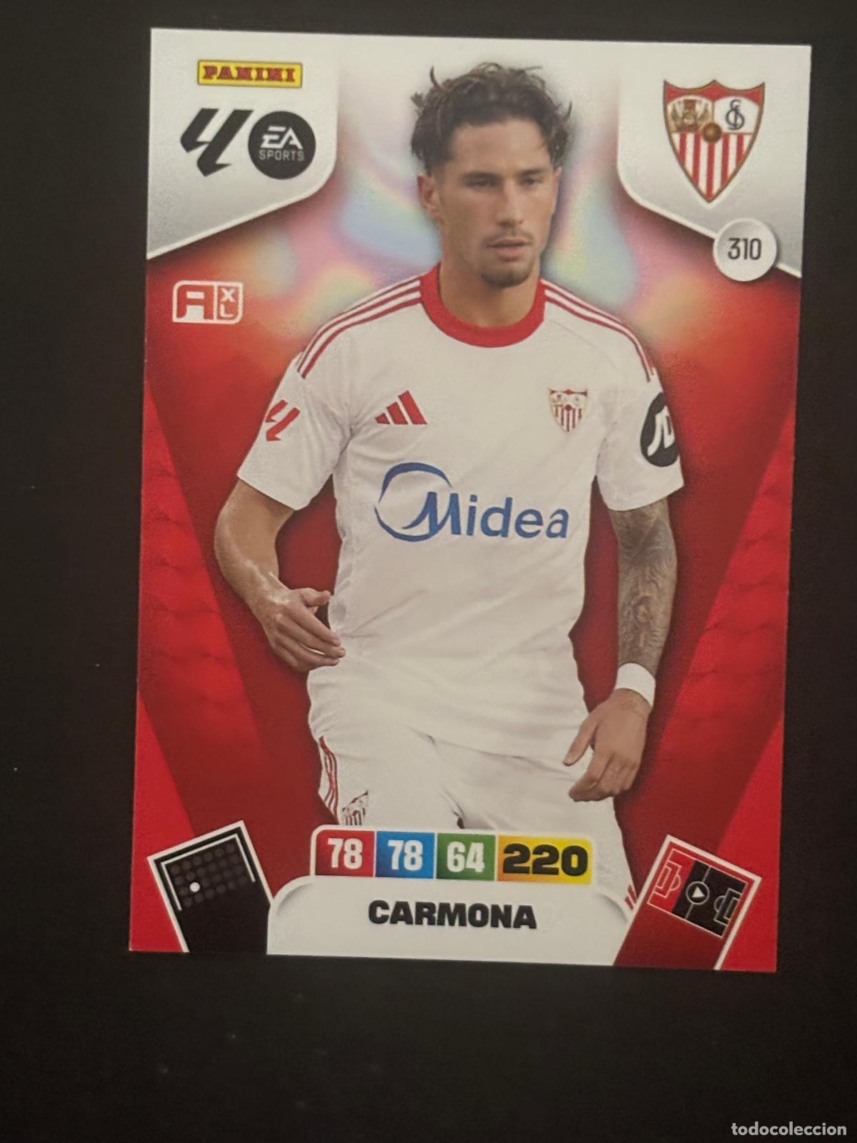 Fu&szlig;ball-Sticker: 310 CARMONA SEVILLA ADRENALYN XL LALIGA EA SPORTS 25-26 2025-2026 PANINI