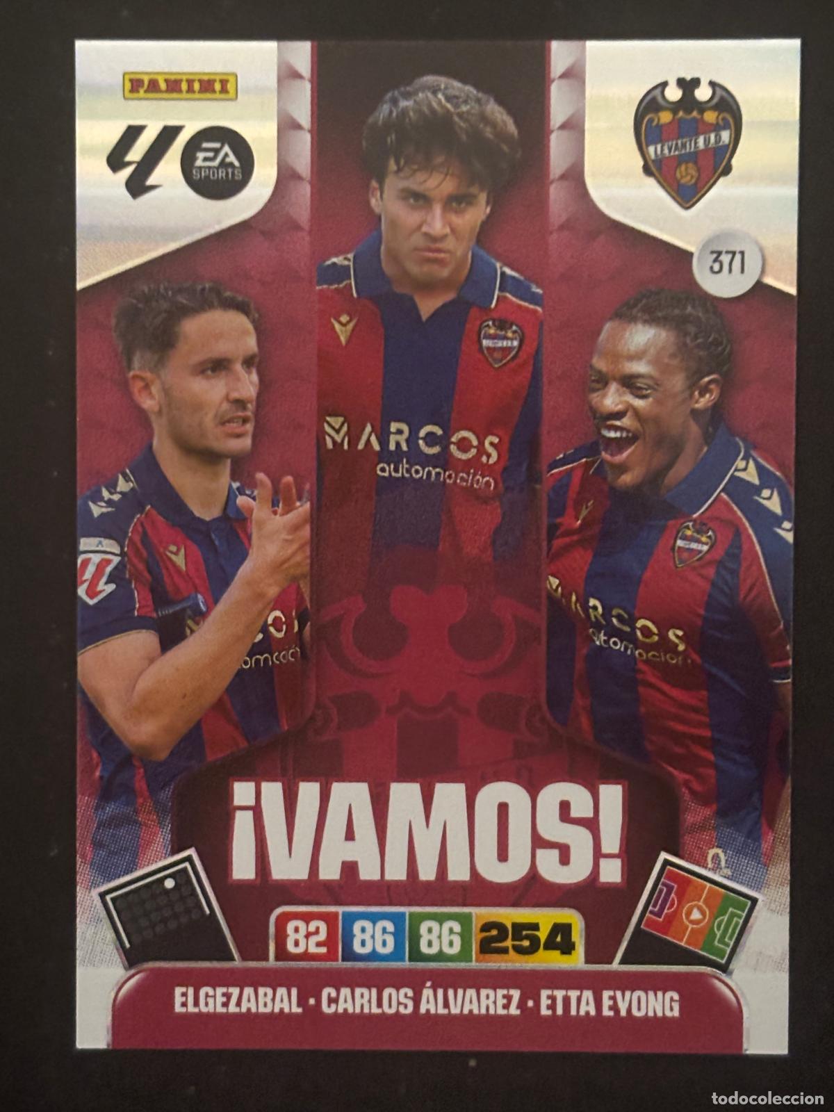 Fu&szlig;ball-Sticker: 371 VAMOS LEVANTE &iexcl;VAMOS! ADRENALYN XL LALIGA EA SPORTS 25-26 2025-2026 PANINI
