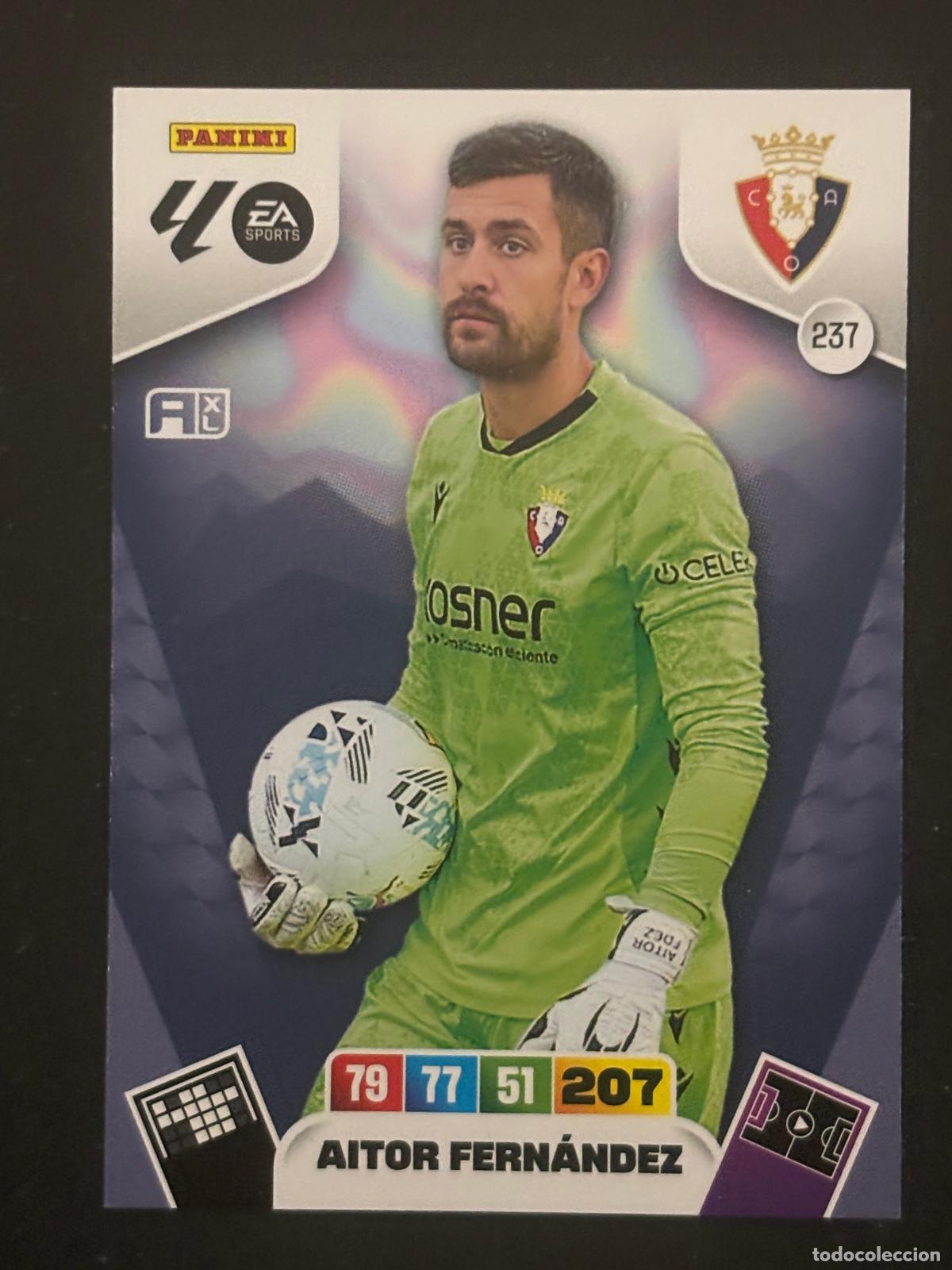 Fu&szlig;ball-Sticker: 237 AITOR FERN&Aacute;NDEZ OSASUNA ADRENALYN XL LALIGA EA SPORTS 25-26 2025-2026 PANINI