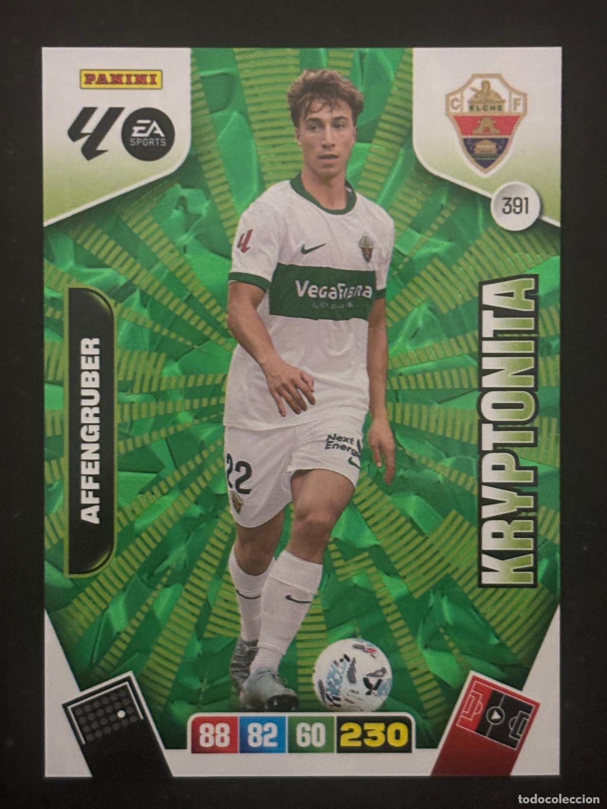 Fu&szlig;ball-Sticker: 391 AFFENGRUBER ELCHE KRYPTONITA ADRENALYN XL LALIGA EA SPORTS 25-26 2025-2026 PANINI