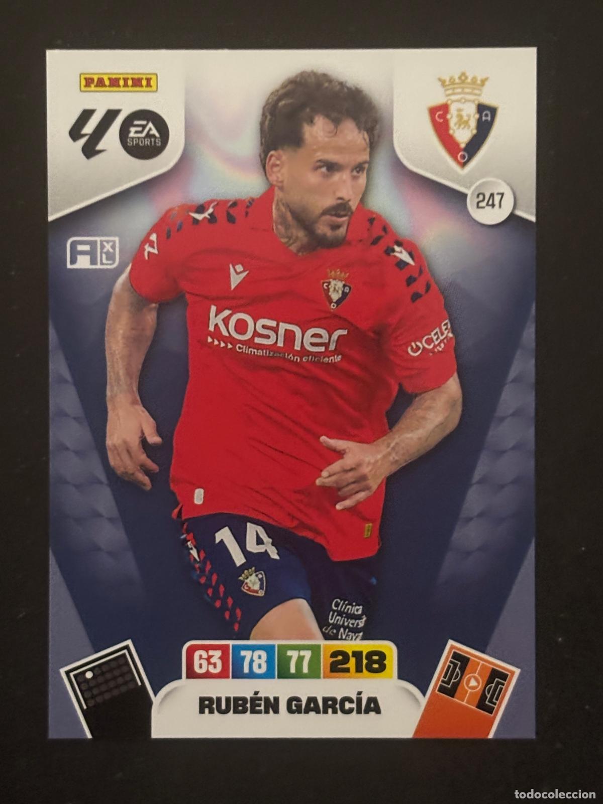Fu&szlig;ball-Sticker: 247 RUB&Eacute;N GARC&Iacute;A OSASUNA ADRENALYN XL LALIGA EA SPORTS 25-26 2025-2026 PANINI