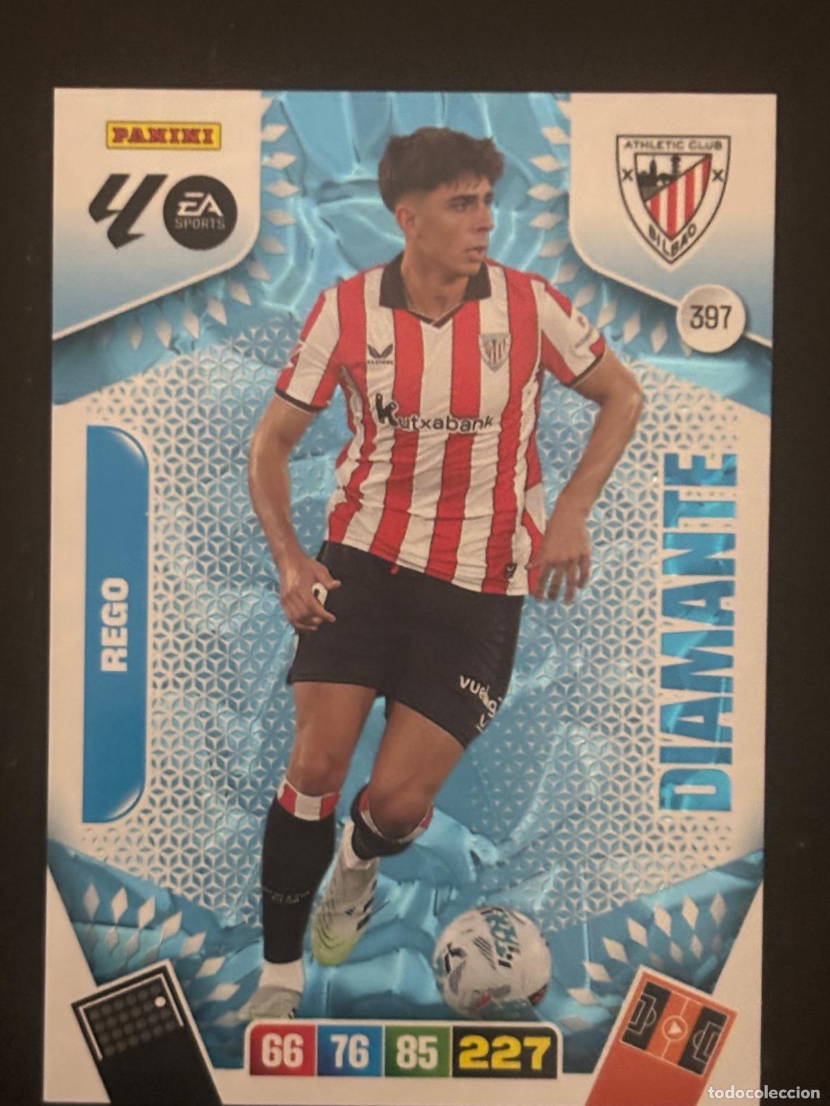 Fu&szlig;ball-Sticker: 397 REGO AT BILBAO DIAMANTES ADRENALYN XL LALIGA EA SPORTS 25-26 2025-2026 PANINI