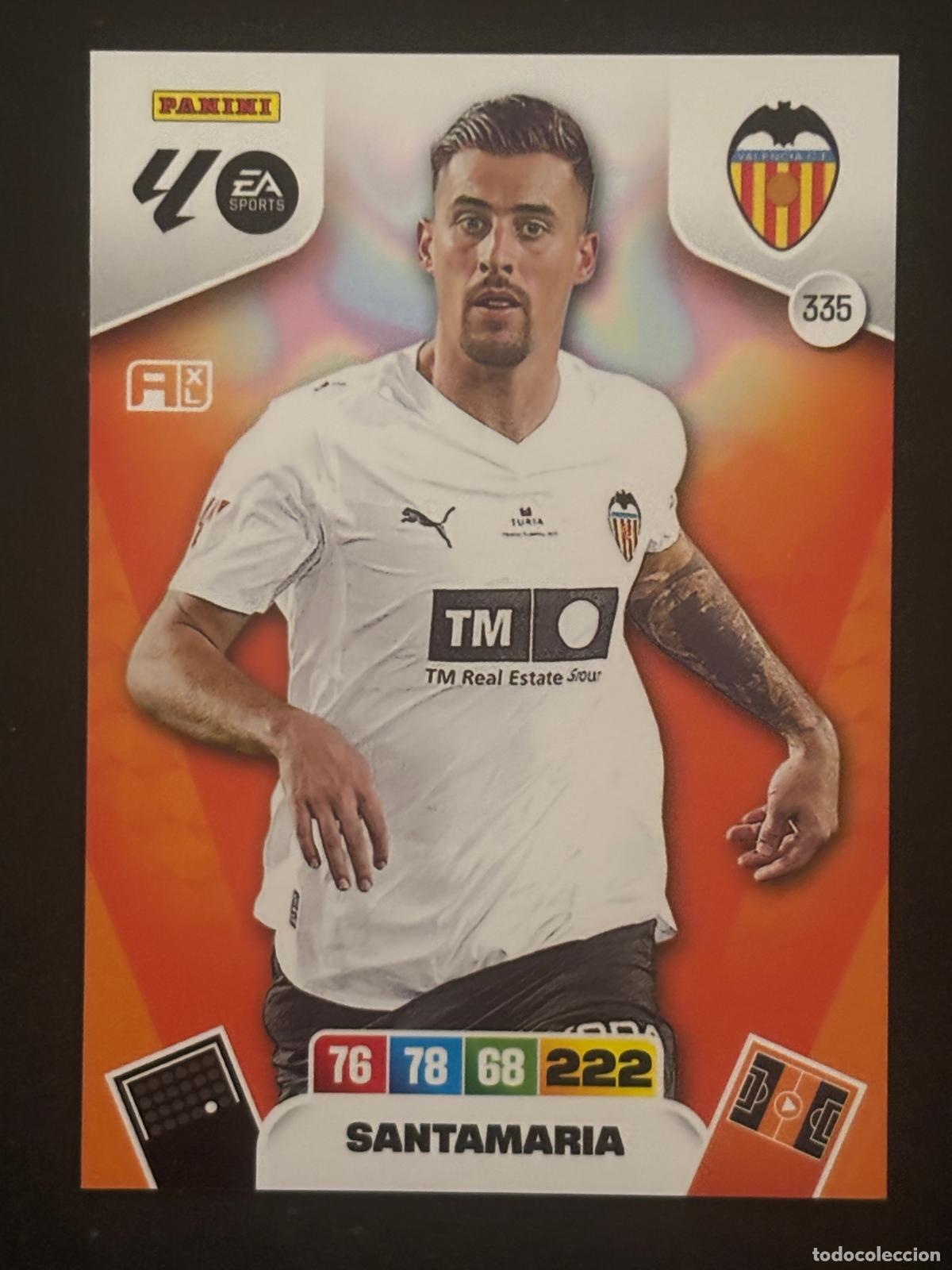 Fu&szlig;ball-Sticker: 335 SANTAMAR&Iacute;A VALENCIA ADRENALYN XL LALIGA EA SPORTS 25-26 2025-2026 PANINI