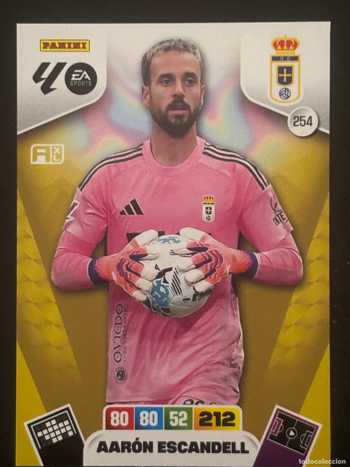 Fu&szlig;ball-Sticker: 254 AAR&Oacute;N ESCANDELL OVIEDO ADRENALYN XL LALIGA EA SPORTS 25-26 2025-2026 PANINI