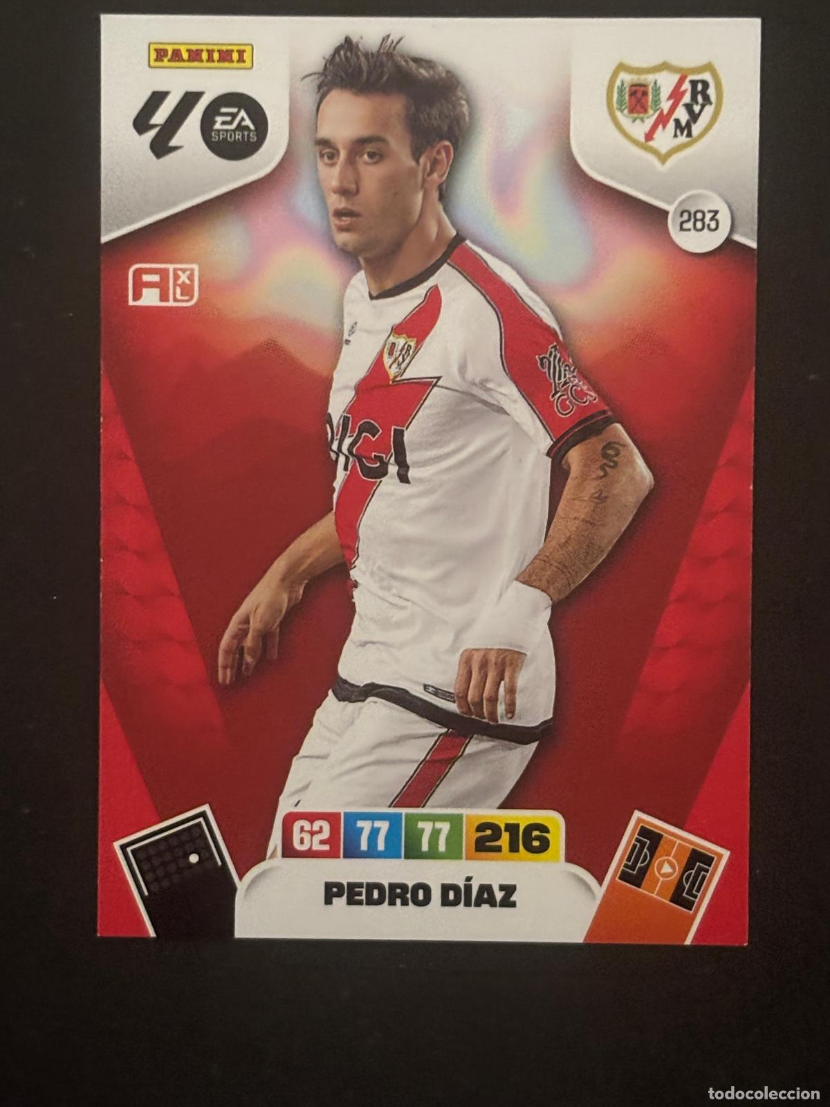 Cromos de f&uacute;tbol: 283 PEDRO D&Iacute;AZ RAYO ADRENALYN XL LALIGA EA SPORTS 25-26 2025-2026 PANINI