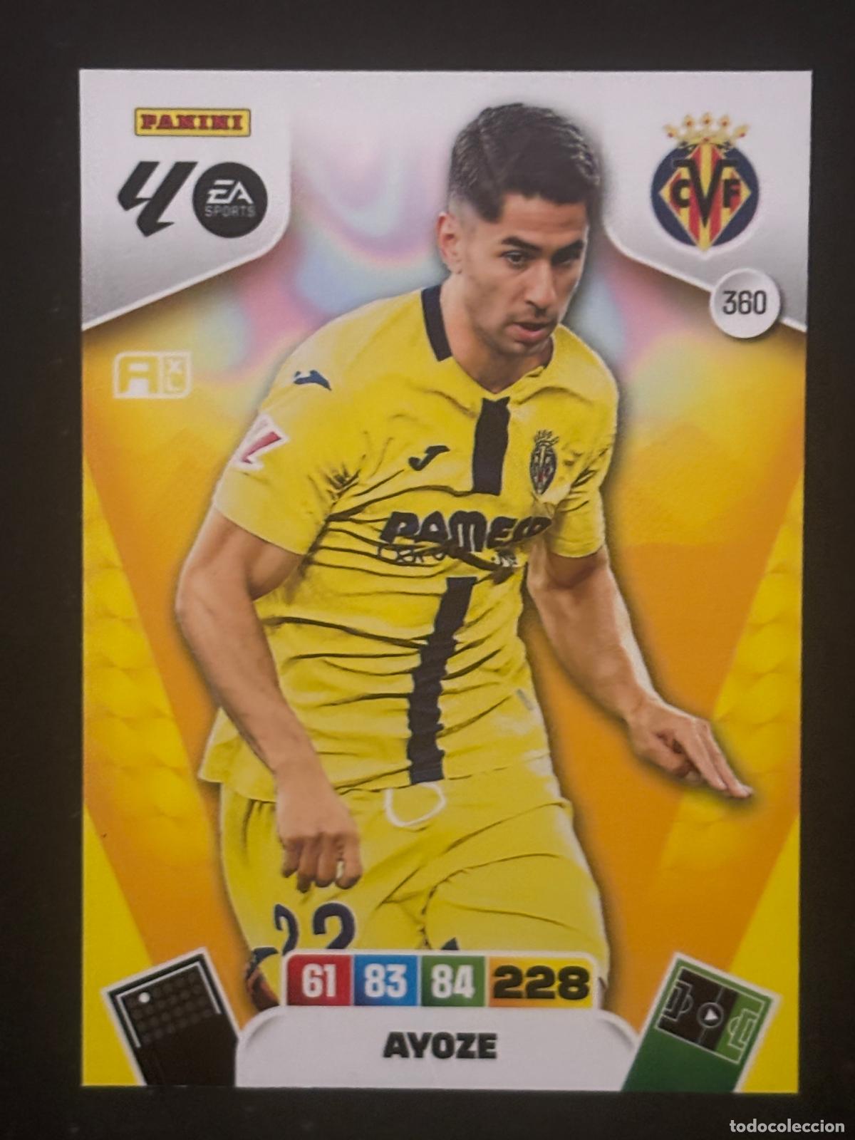 Cromos de f&uacute;tbol: 360 AYOZE VILLARREAL ADRENALYN XL LALIGA EA SPORTS 25-26 2025-2026 PANINI