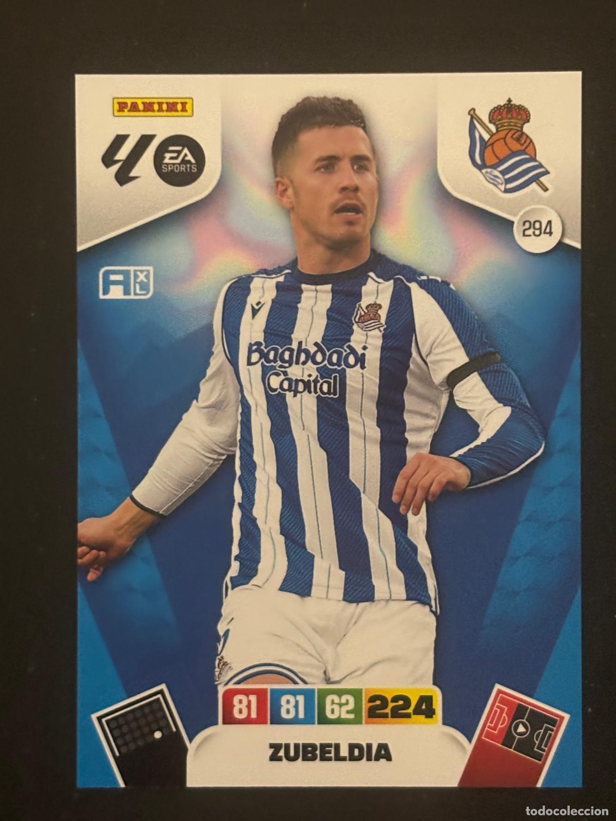 Cromos de f&uacute;tbol: 294 ZUBELDIA REAL SOCIEDAD ADRENALYN XL LALIGA EA SPORTS 25-26 2025-2026 PANINI
