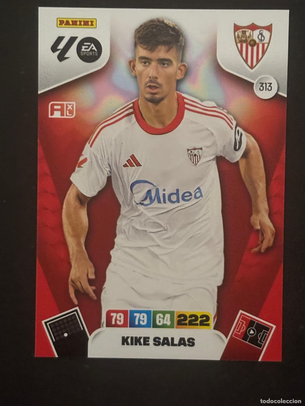 Fu&szlig;ball-Sticker: 313 KIKE SALAS SEVILLA ADRENALYN XL LALIGA EA SPORTS 25-26 2025-2026 PANINI