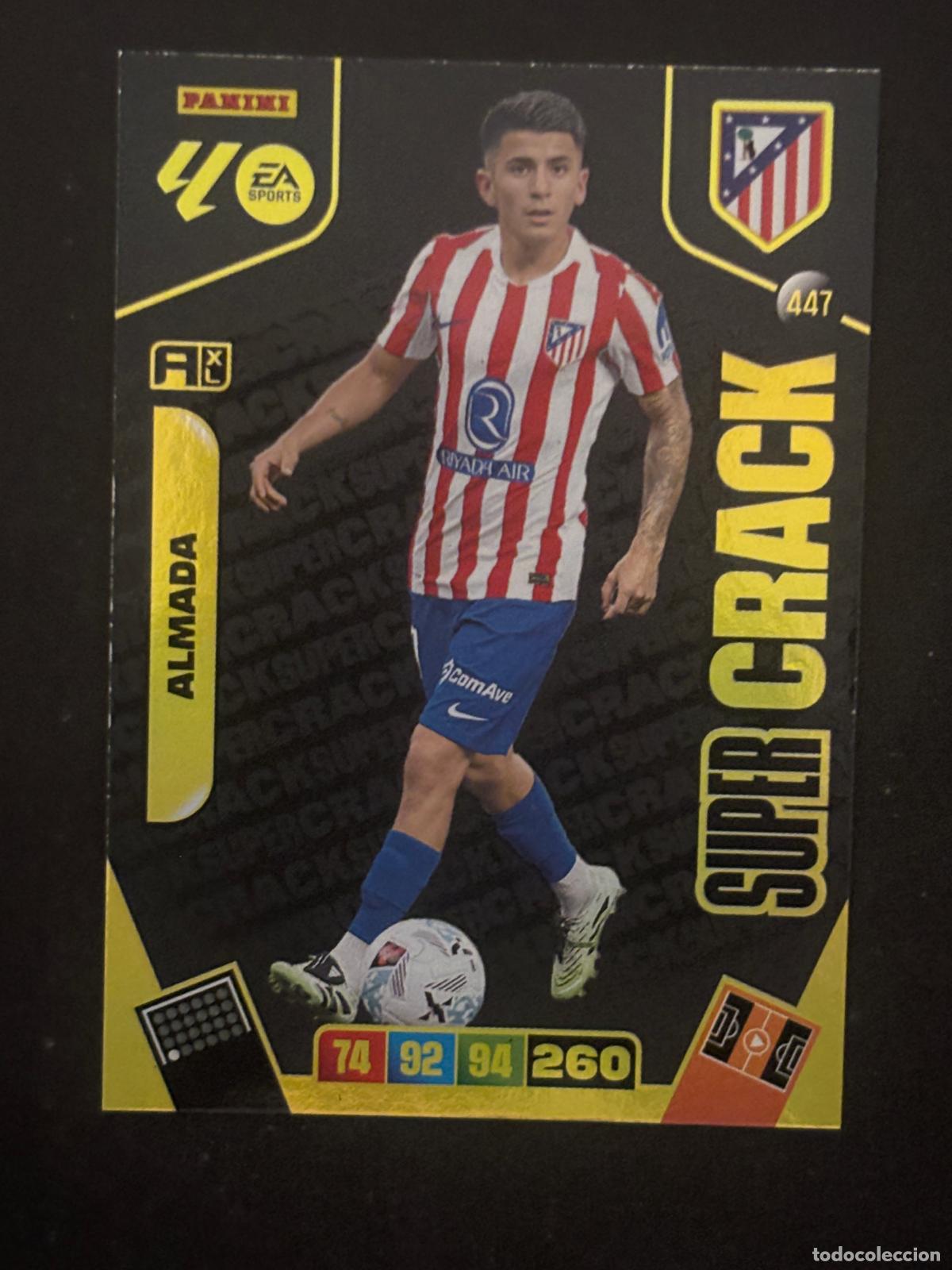 Fu&szlig;ball-Sticker: 447 ALMADA AT MADRID SUPER CRACK ADRENALYN XL LALIGA EA SPORTS 25-26 2025-2026 PANINI