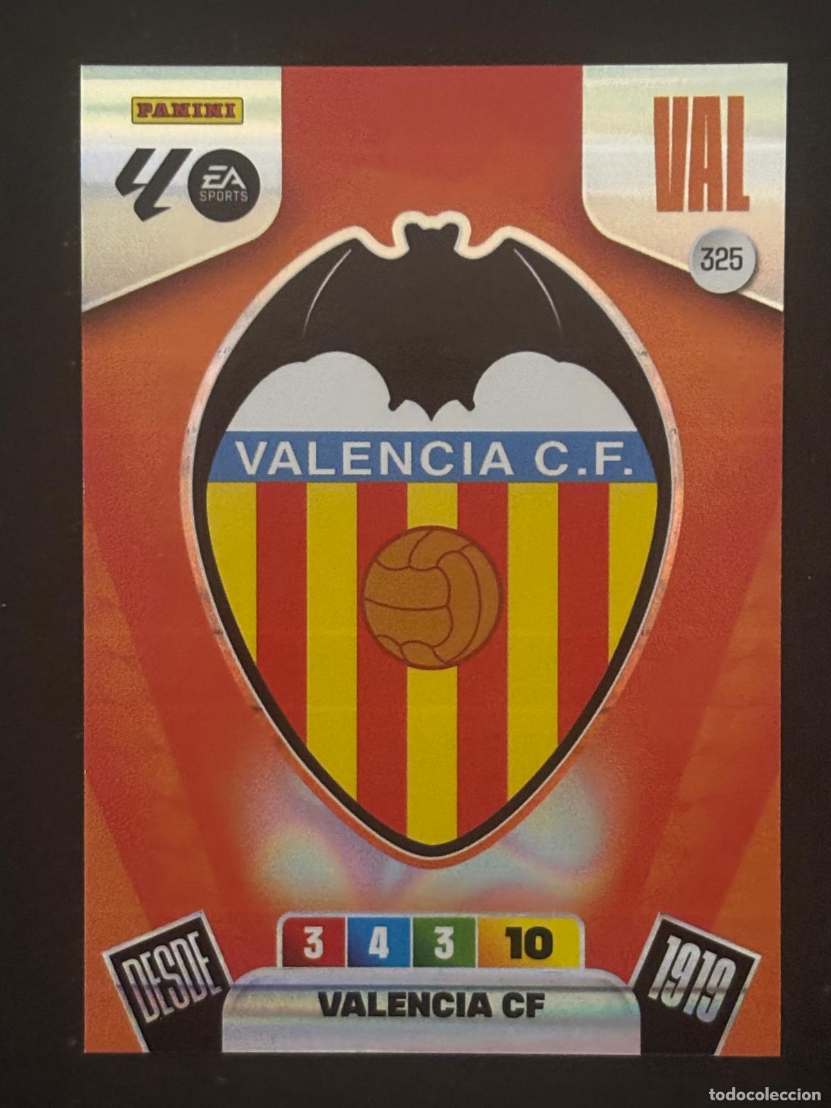 Fu&szlig;ball-Sticker: 325 ESCUDO VALENCIA ADRENALYN XL LALIGA EA SPORTS 25-26 2025-2026 PANINI