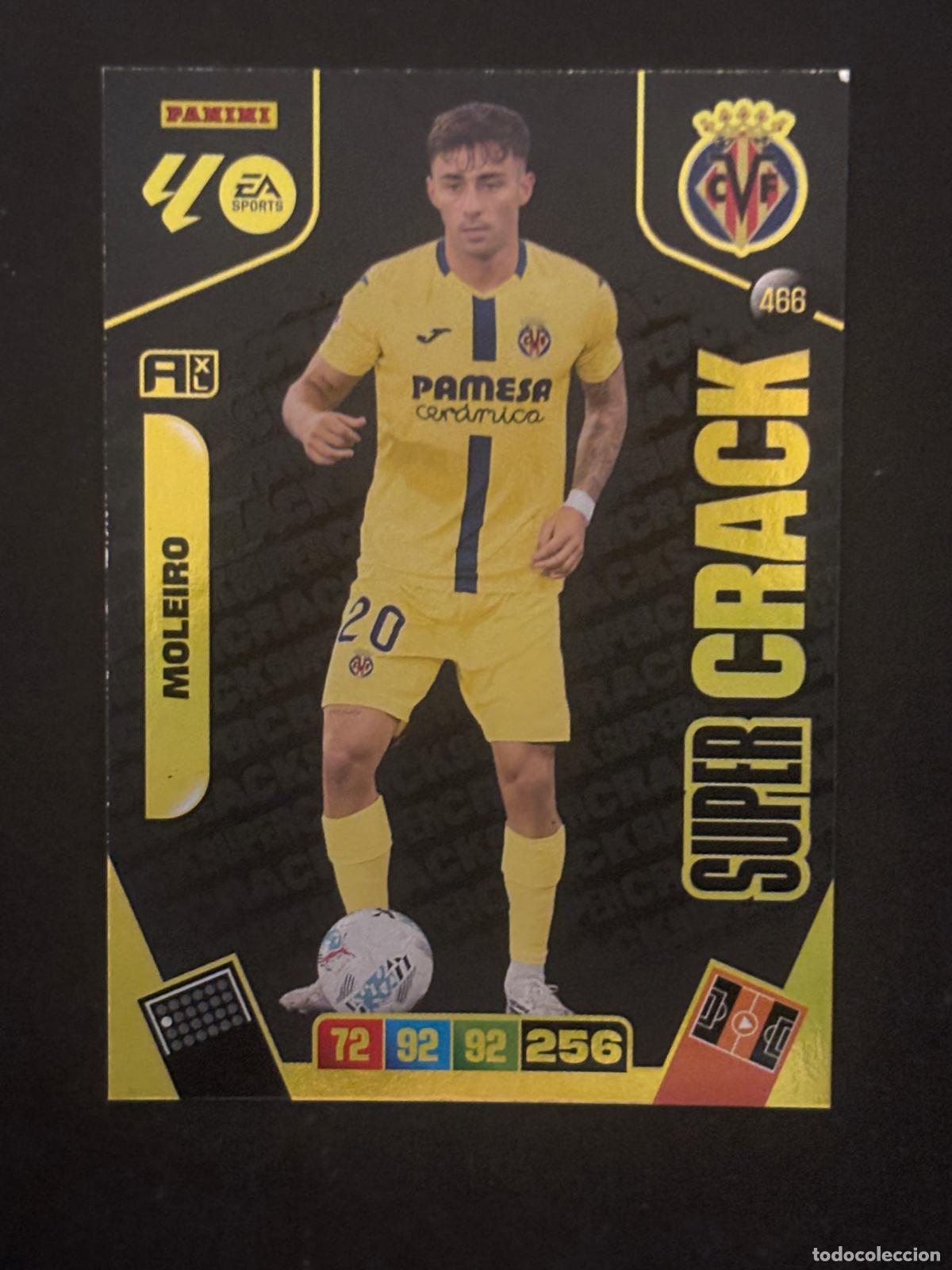 Figurine di Calcio: 466 MOLEIRO VILLARREAL SUPER CRACK ADRENALYN XL LALIGA EA SPORTS 25-26 2025-2026 PANINI