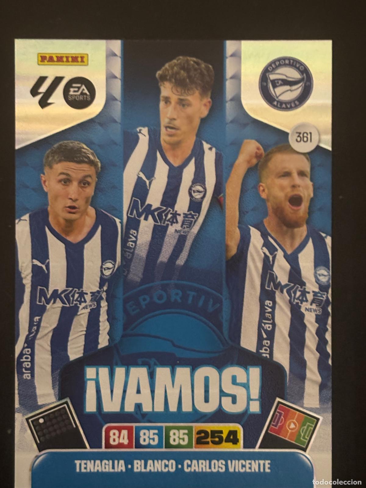 Cromos de Futebol: 361 VAMOS ALAVES &iexcl;VAMOS! ADRENALYN XL LALIGA EA SPORTS 25-26 2025-2026 PANINI