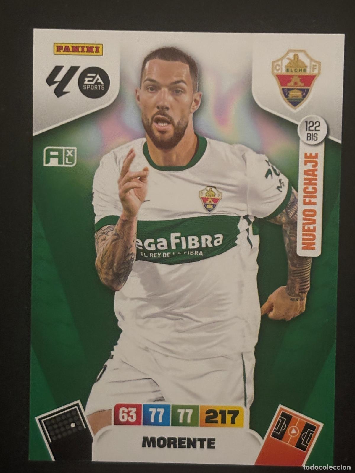 Cromos de Futebol: 122BIS MORENTE ELCHE ADRENALYN PLUS 2&ordf; EDICI&Oacute;N ADRENALYN XL LALIGA 25-26 2025-2026
