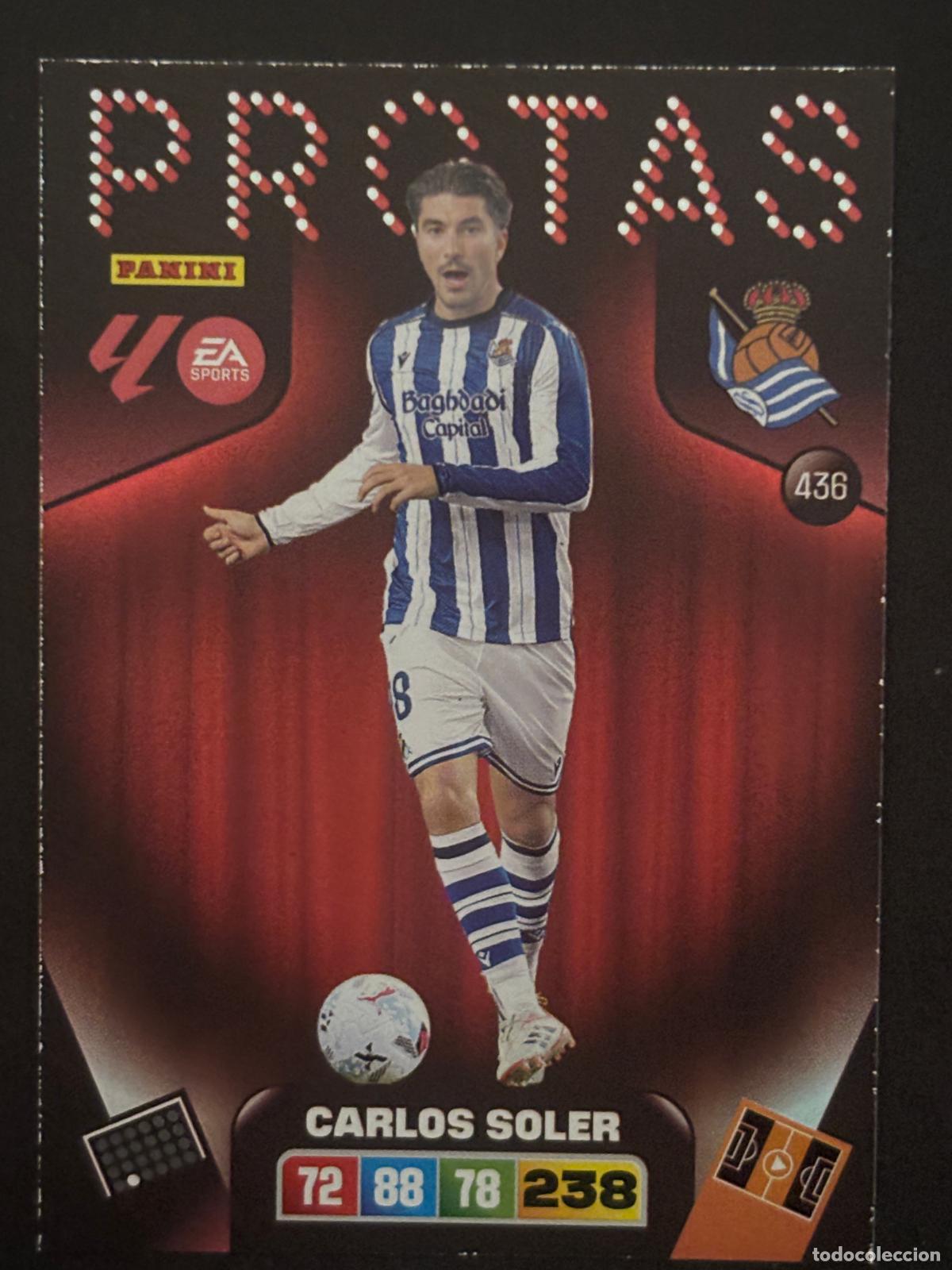 Cromos de Futebol: 436 CARLOS SOLER REAL SOCIEDAD PROTAS ADRENALYN XL LALIGA EA SPORTS 25-26 2025-2026 PANINI