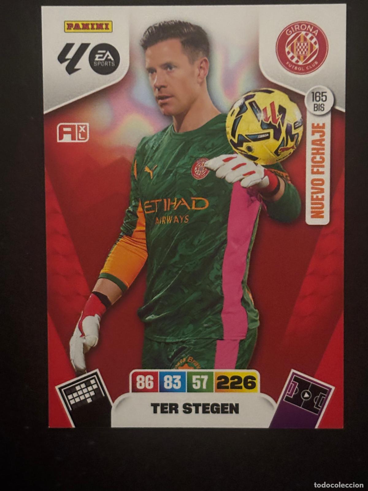 Cromos de Futebol: 165BIS TER STEGEN GIRONA ADRENALYN PLUS 2&ordf; EDICI&Oacute;N ADRENALYN XL LALIGA 25-26 2025-2026
