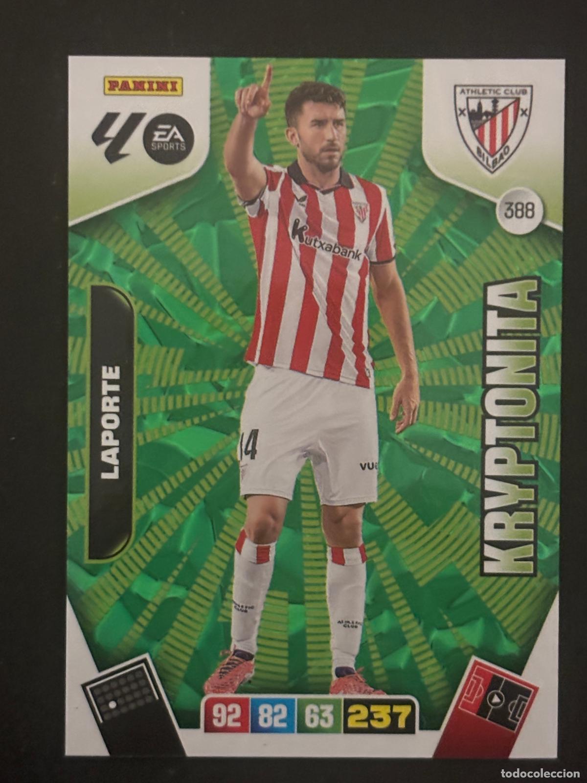 Cromos de Futebol: 388 LAPORTE AT BILBAO KRYPTONITA ADRENALYN XL LALIGA EA SPORTS 25-26 2025-2026 PANINI