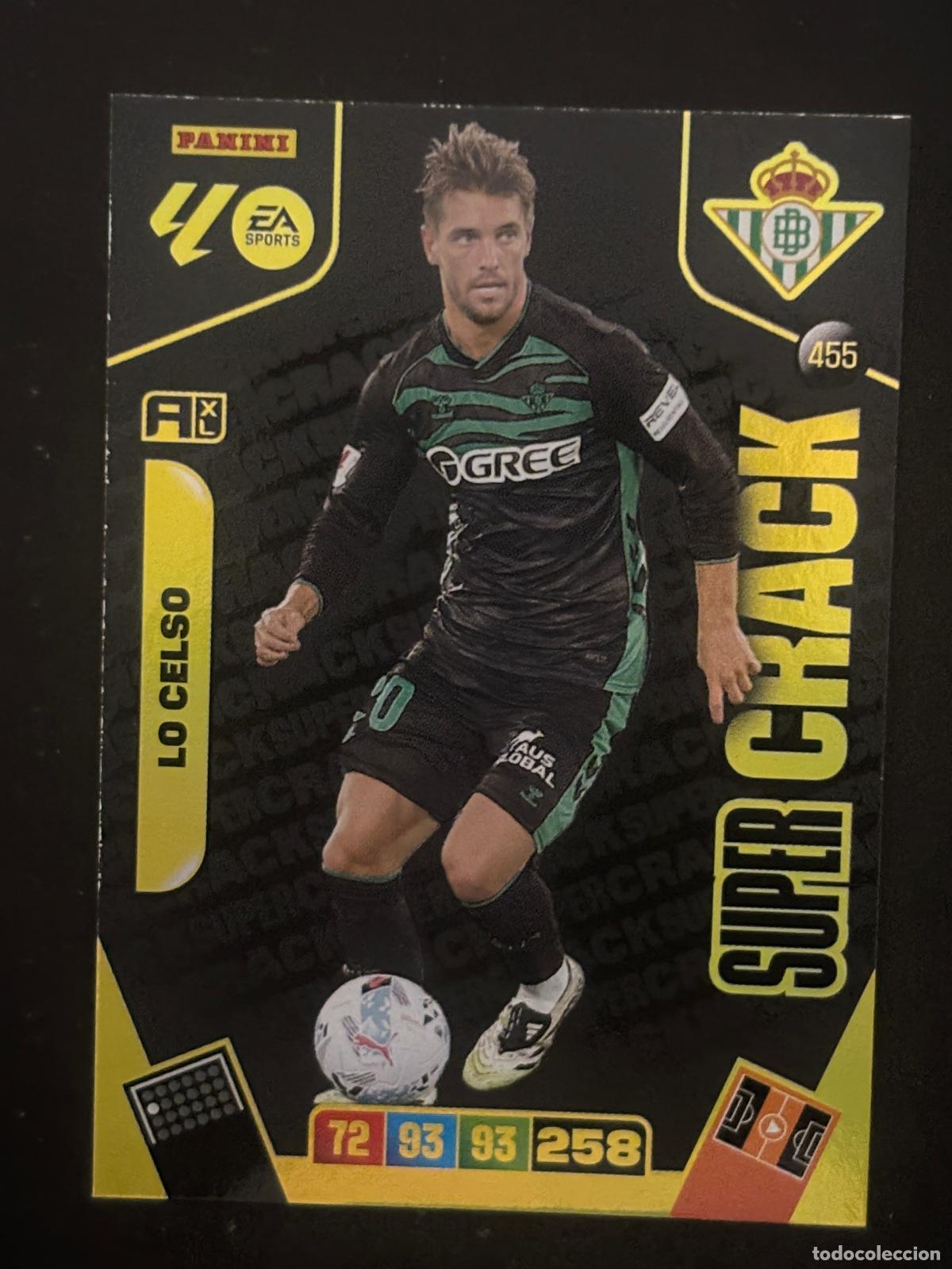 Cromos de Futebol: 455 LO CELSO BETIS SUPER CRACK ADRENALYN XL LALIGA EA SPORTS 25-26 2025-2026 PANINI