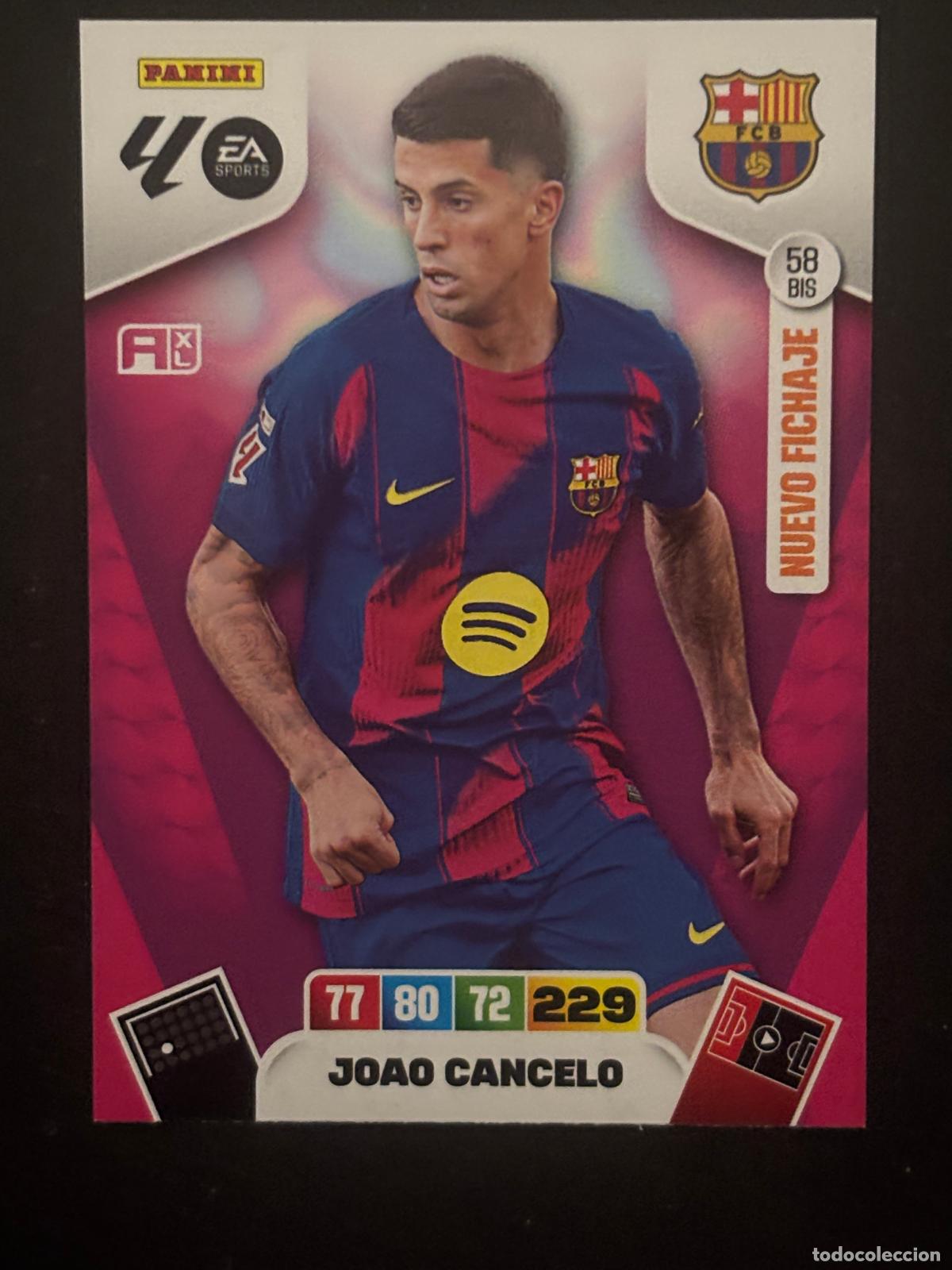 Cromos de f&uacute;tbol: 58BIS JOAO CANCELO BARCELONA ADRENALYN PLUS 2&ordf; EDICI&Oacute;N ADRENALYN XL LALIGA 25-26 2025-2026