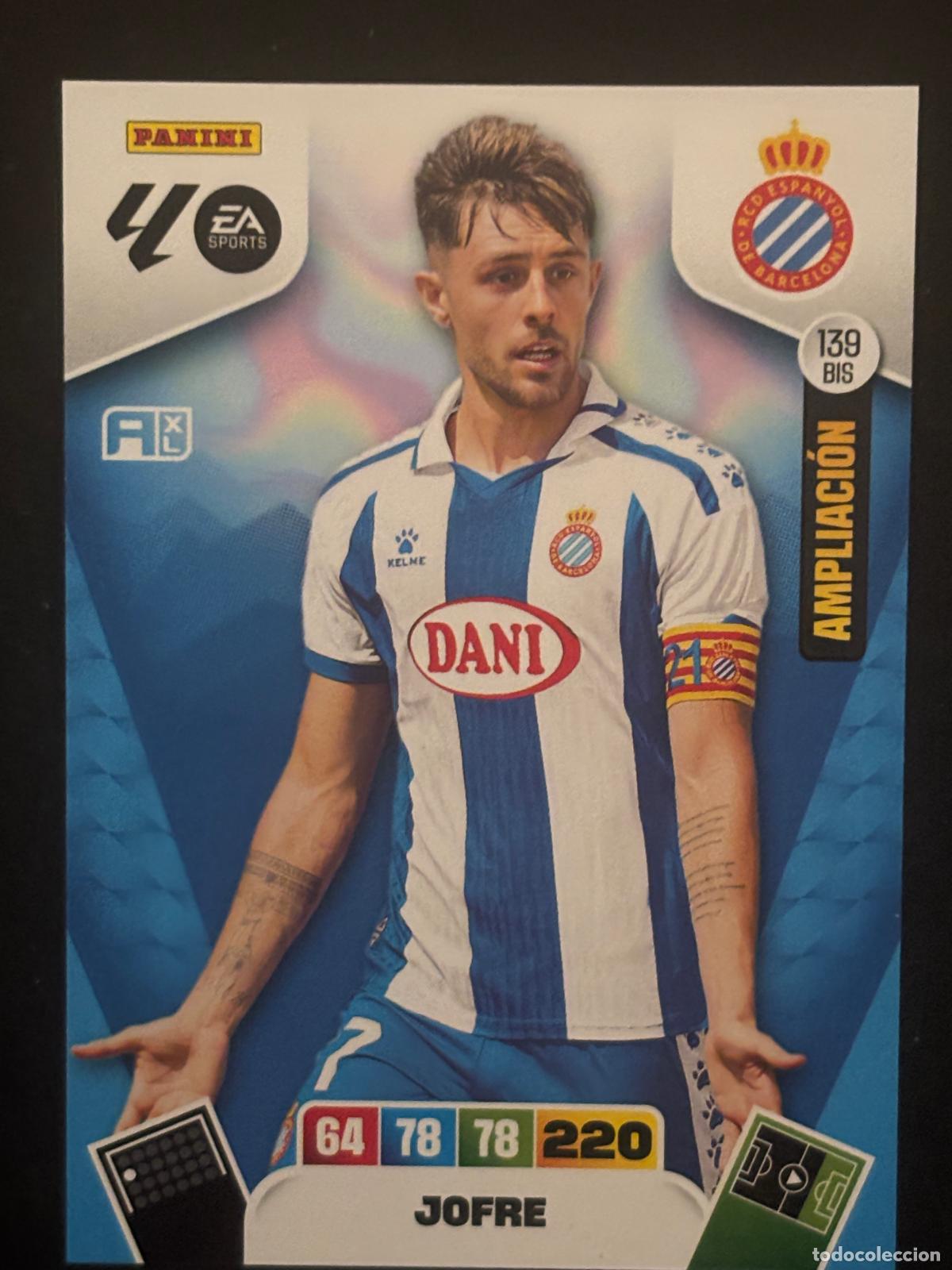 Cromos de f&uacute;tbol: 139BIS JOFRE ESPANYOL ADRENALYN PLUS 2&ordf; EDICI&Oacute;N ADRENALYN XL LALIGA 25-26 2025-2026