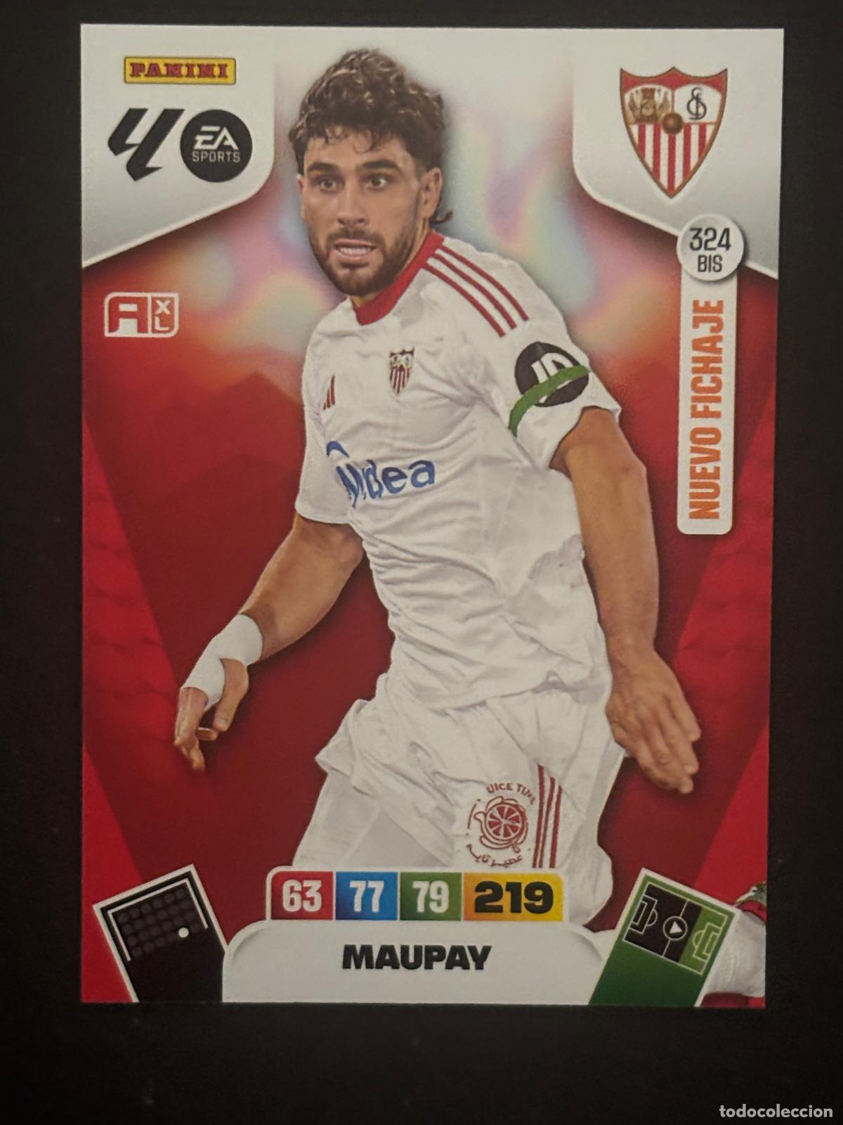 Cromos de f&uacute;tbol: 324BIS MAUPAY SEVILLA ADRENALYN PLUS 2&ordf; EDICI&Oacute;N ADRENALYN XL LALIGA 25-26 2025-2026