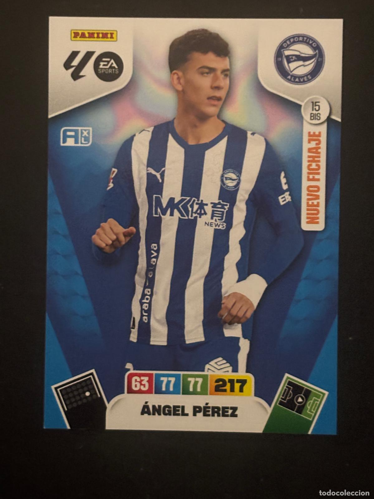 Cromos de f&uacute;tbol: 15BIS &Aacute;NGEL P&Eacute;REZ ALAVES ADRENALYN PLUS 2&ordf; EDICI&Oacute;N ADRENALYN XL LALIGA 25-26 2025-2026