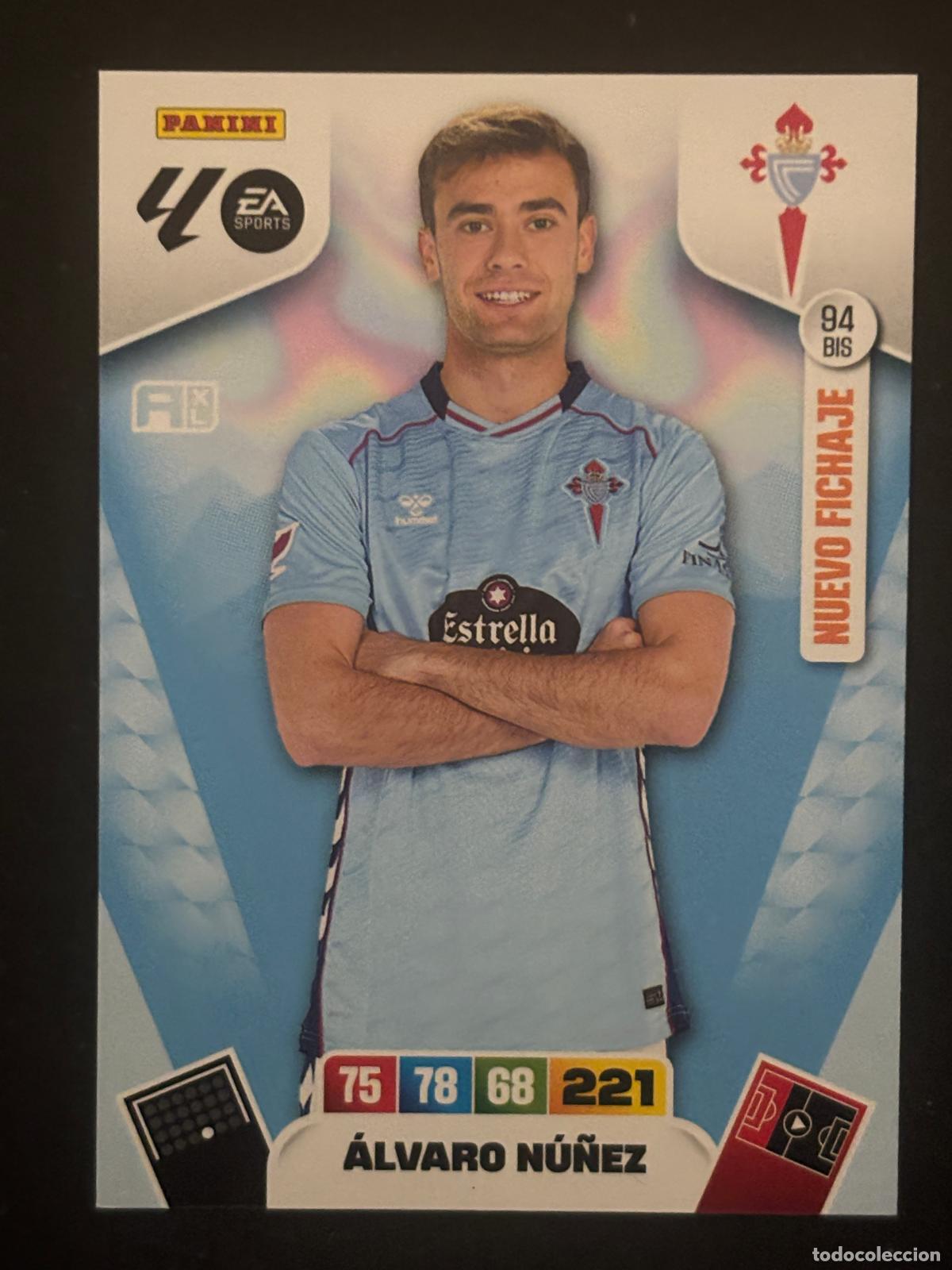 Cromos de f&uacute;tbol: 94BIS &Aacute;LVARO N&Uacute;&Ntilde;EZ CELTA ADRENALYN PLUS 2&ordf; EDICI&Oacute;N ADRENALYN XL LALIGA 25-26 2025-2026
