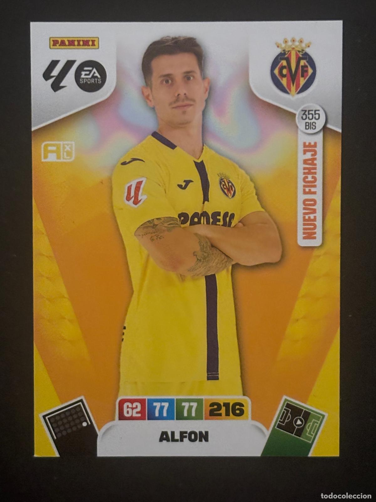 Cromos de f&uacute;tbol: 355BIS ALFON VILLARREAL ADRENALYN PLUS 2&ordf; EDICI&Oacute;N ADRENALYN XL LALIGA 25-26 2025-2026