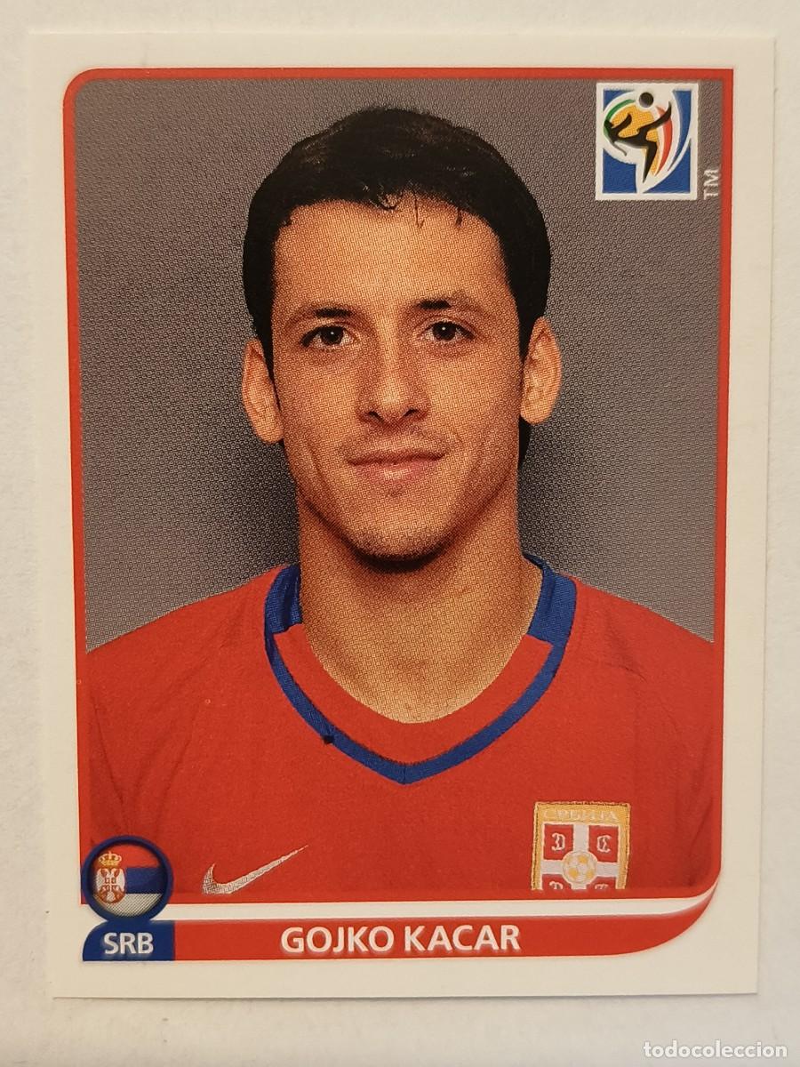 Cromos de f&uacute;tbol: #310 GOJKO KACAR (SERBIA) MUNDIAL SUDAFRICA 2010 PANINI