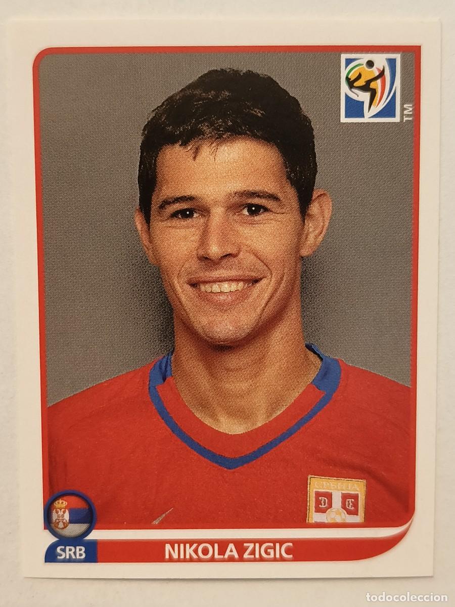 Cromos de f&uacute;tbol: #313 NIKOLA ZIGIC (SERBIA) MUNDIAL SUDAFRICA 2010 PANINI
