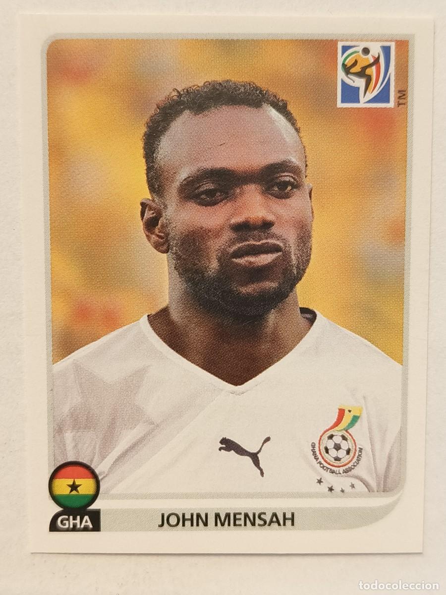 Cromos de f&uacute;tbol: #318 JOHN MENSAH (GHANA) MUNDIAL SUDAFRICA 2010 PANINI