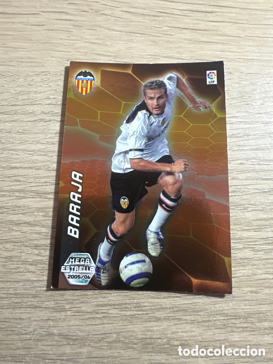 Cromos de f&uacute;tbol: BARAJA N&ordm; 375 VALENCIA MEGA ESTRELLAS 2005 2006 PANINI MEGACRACKS 05 06