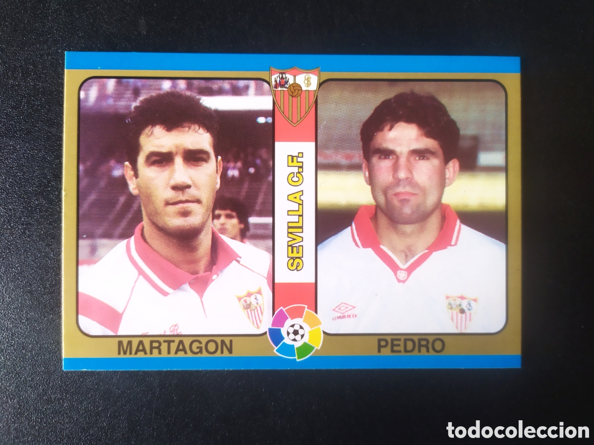 Cromos de f&uacute;tbol: Mundicromo futbol total 1994 1995 94 95 Martagon Pedro n&deg; 48 Sevilla