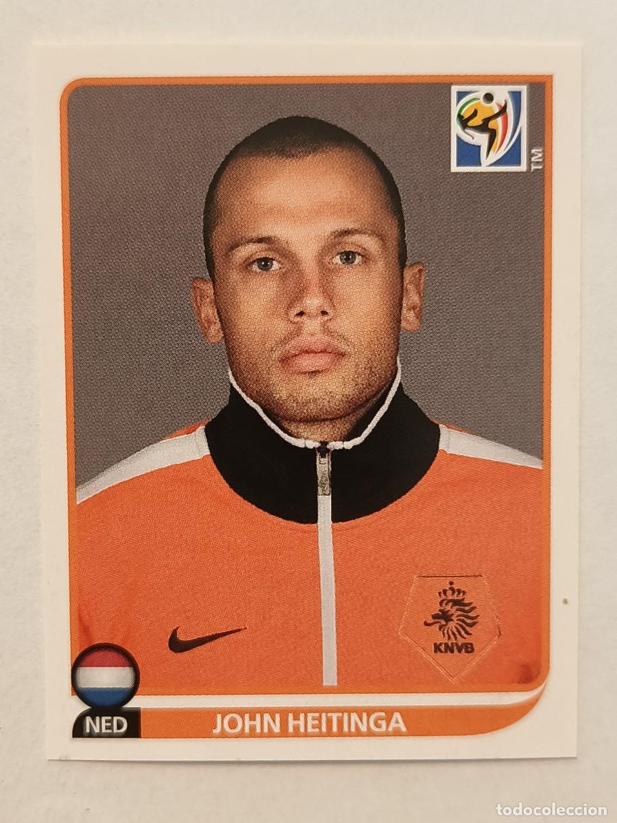 Cromos de f&uacute;tbol: #339 JOHN HEITINGA (PAISES BAJOS) MUNDIAL SUDAFRICA 2010 PANINI