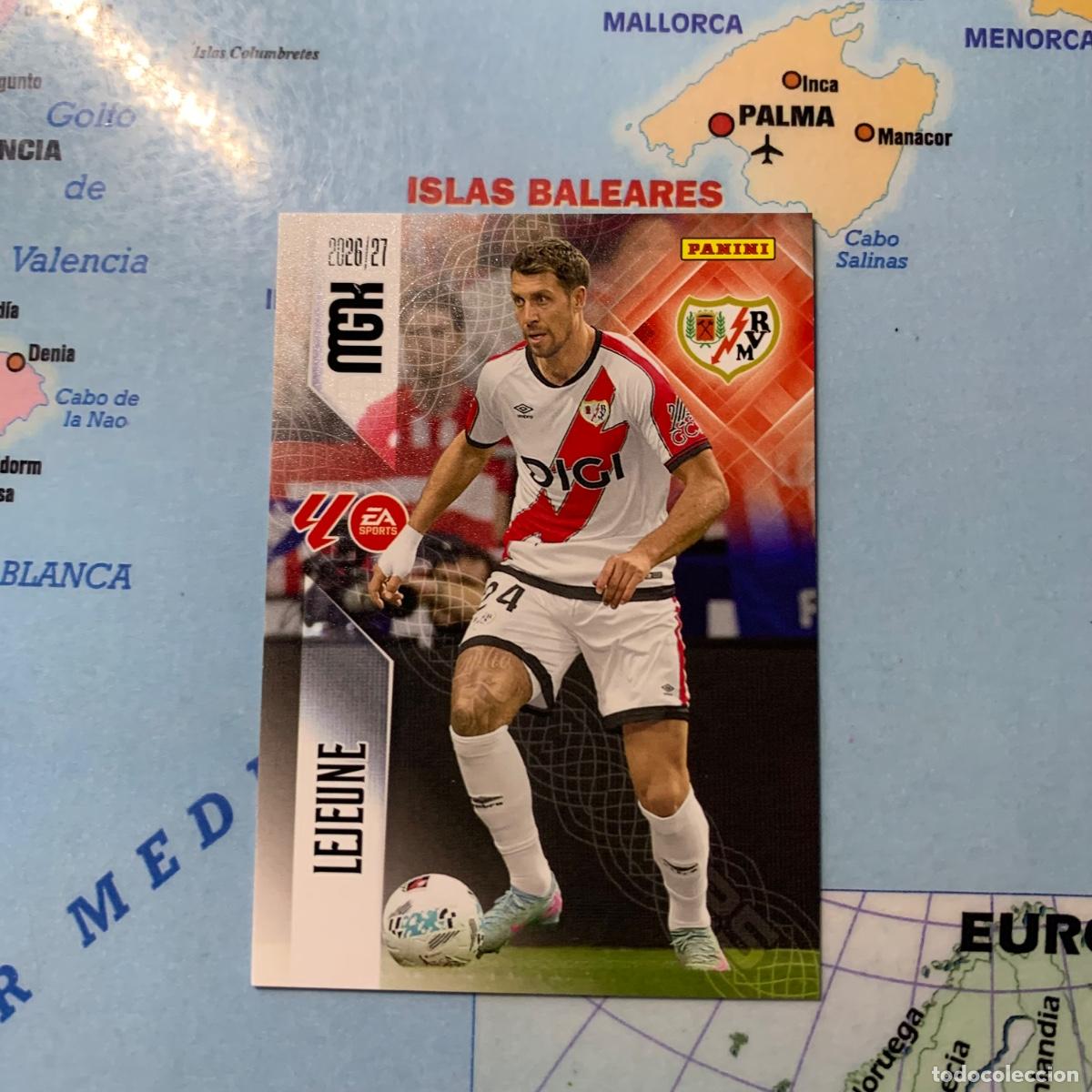 Cromos de f&uacute;tbol: Lejeune n&uacute;mero 294 del Rayo Vallecano megacracks 26-27 2026-2027