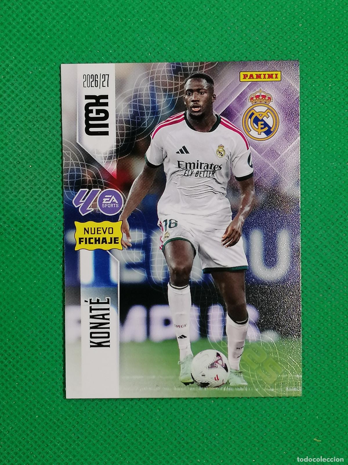 Cromos de f&uacute;tbol: 464 KONATE REAL MADRID NUEVOS FICHAJES 2&ordm; EDICION ⚽ MEGACRACKS LIGA 2026 2027 26 27 ⚽