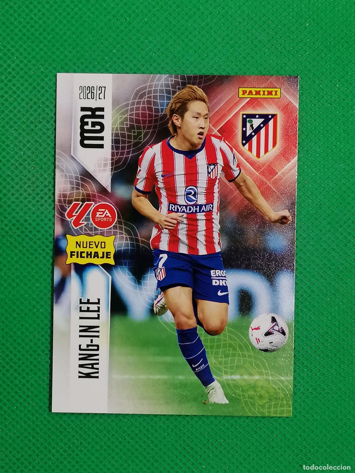 Cromos de f&uacute;tbol: 486 KANG IN LEE ATLETICO DE MADRID NUEVOS FICHAJES 2&ordm; EDICION ⚽ MEGACRACKS LIGA 2026 2027 26 27 ⚽