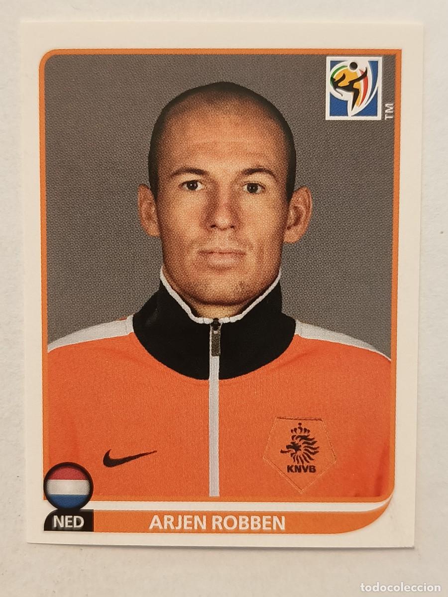 Cromos de f&uacute;tbol: #348 ARJEN ROBBEN (PAISES BAJOS) MUNDIAL SUDAFRICA 2010 PANINI