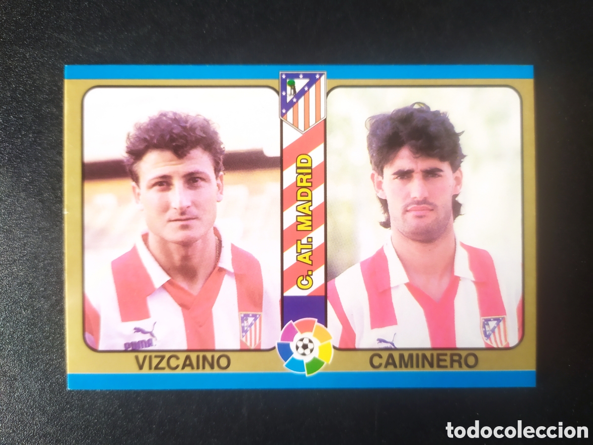Fu&szlig;ball-Sticker: Mundicromo futbol total 1994 1995 94 95 Vizcaino Caminero n&deg; 104 Atl&eacute;tico Madrid