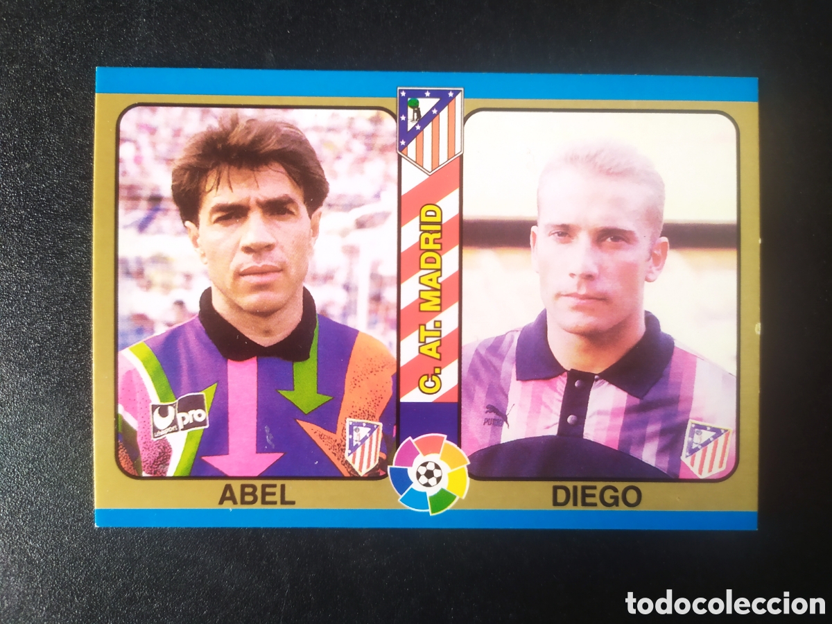 Fu&szlig;ball-Sticker: Mundicromo futbol total 1994 1995 94 95 Abel Diego n&deg; 100 Atl&eacute;tico Madrid