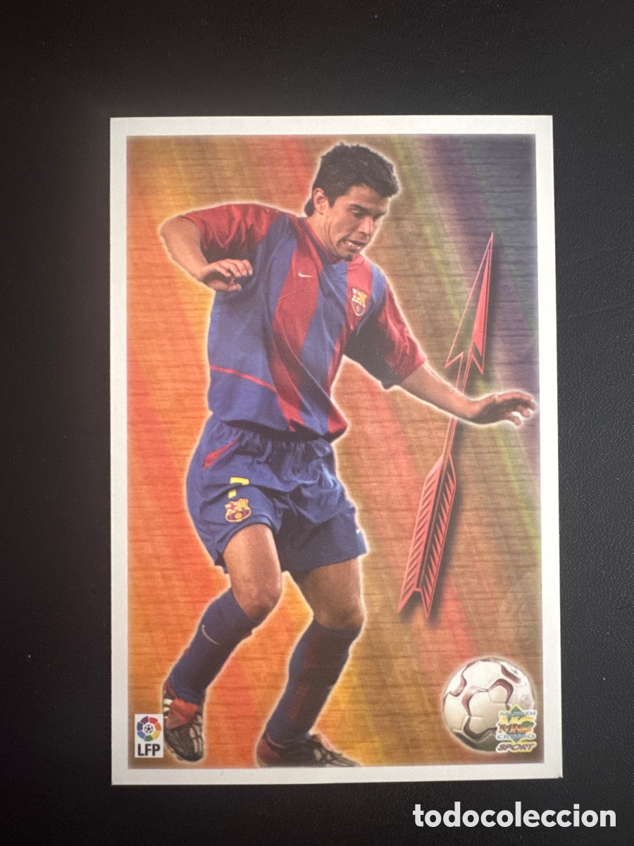 Cromos de f&uacute;tbol: SAVIOLA BARCELONA N&Uacute;MERO 165 TOP LIGA 2004