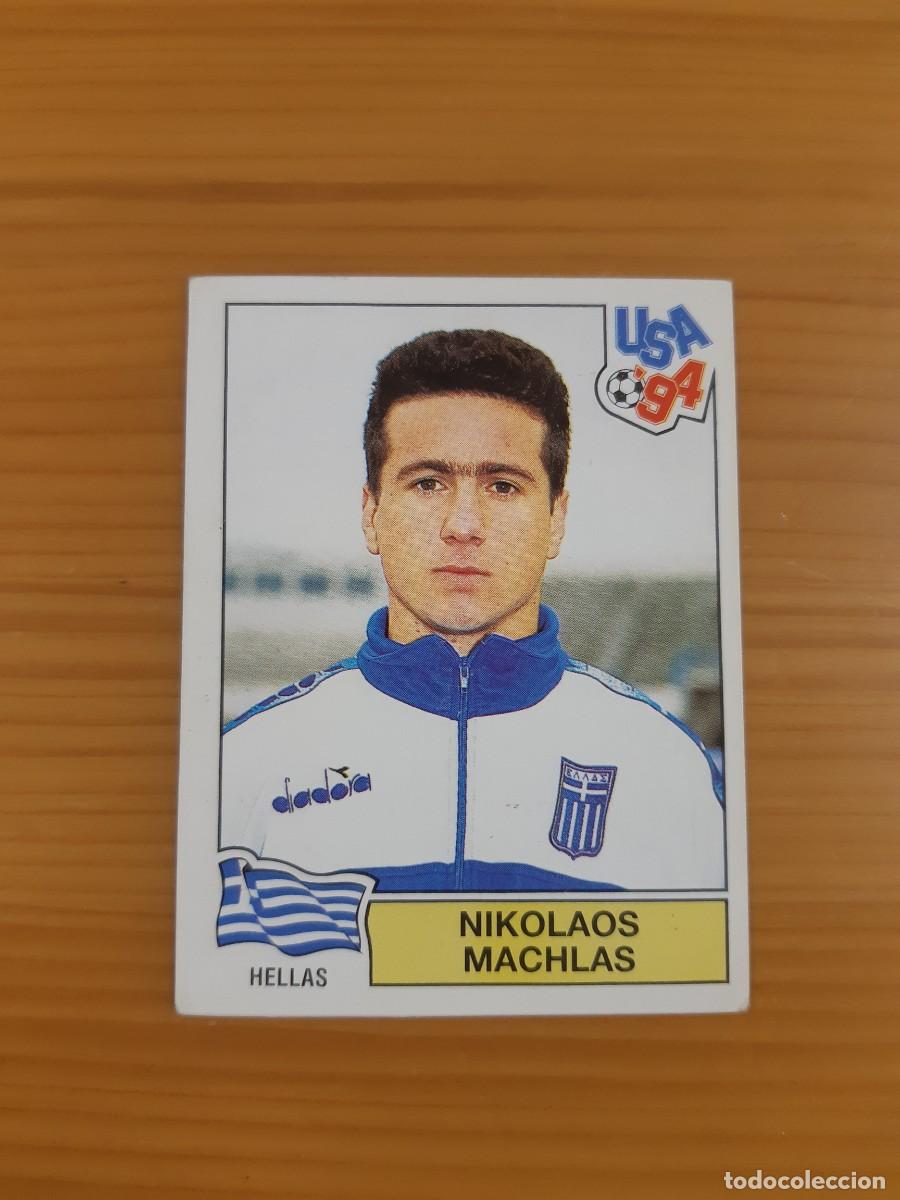 Cromos de f&uacute;tbol: N&deg;280 Nikolaos Machlas (Grecia) Mundial USA 94 PANINI. Nunca pegado