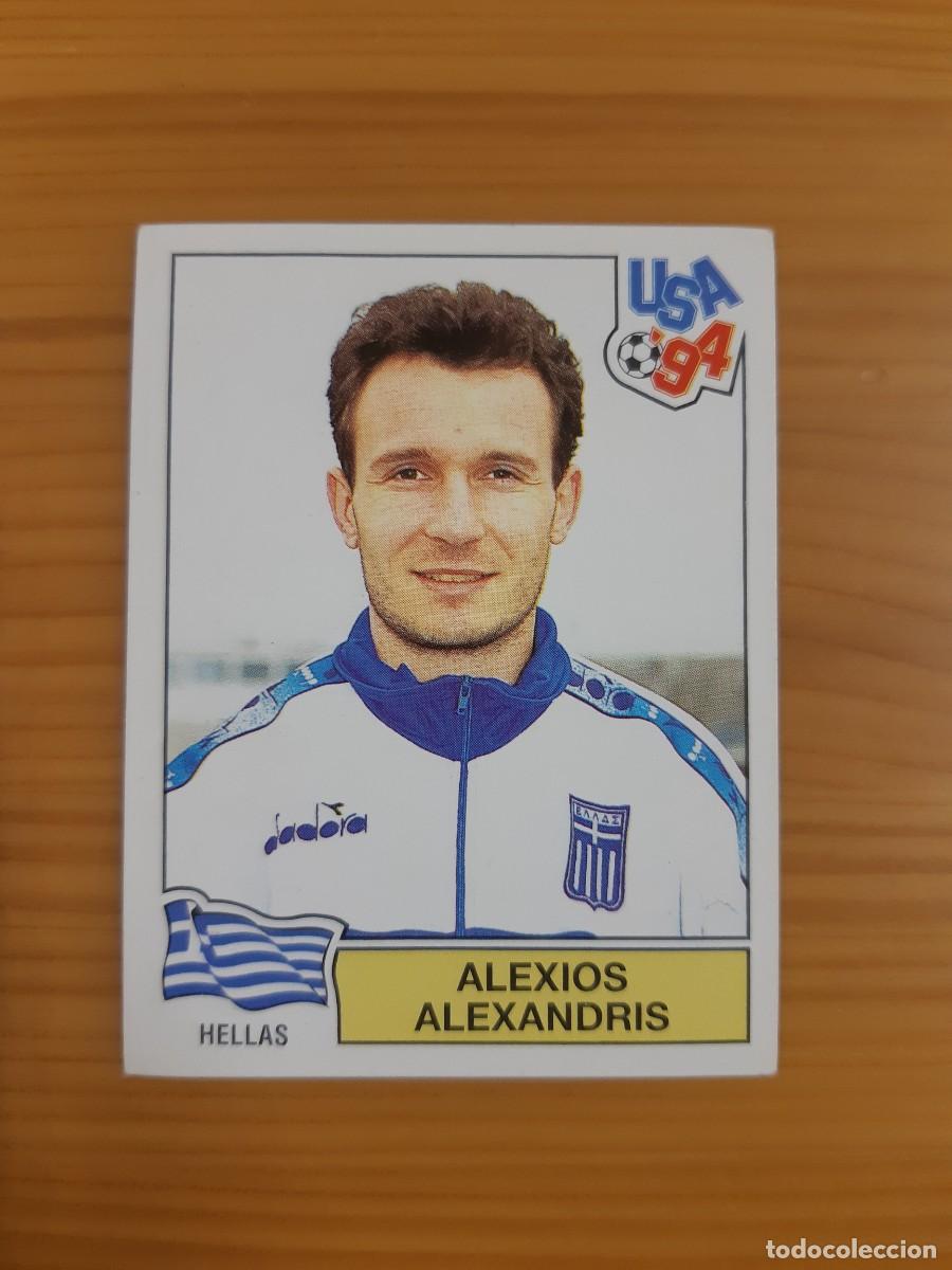 Cromos de f&uacute;tbol: N&deg;278 Alexios Alexandris (Grecia) Mundial USA 94 PANINI. Nunca pegado