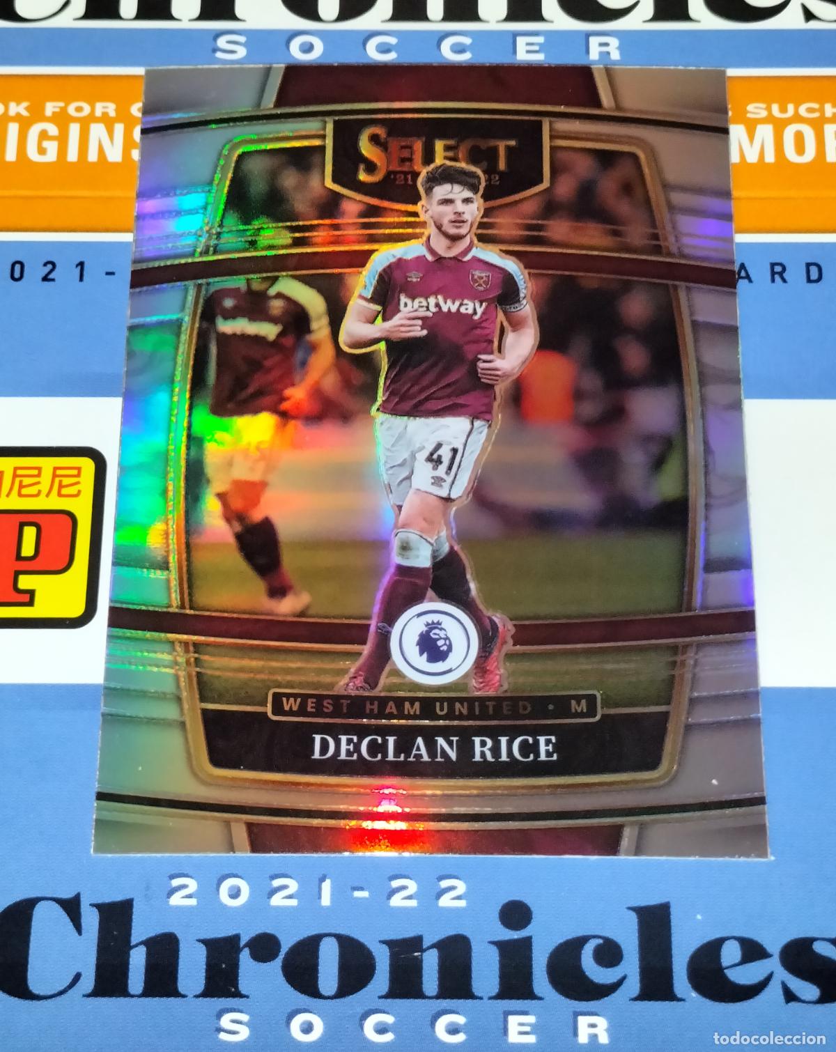 Cromos de f&uacute;tbol: N&ordm; 244 DECLAN RICE WEST HAN UNITED CARD CHRONICLES SELECT PREMIER SOCCER 2021 2022 21 22 PANINI