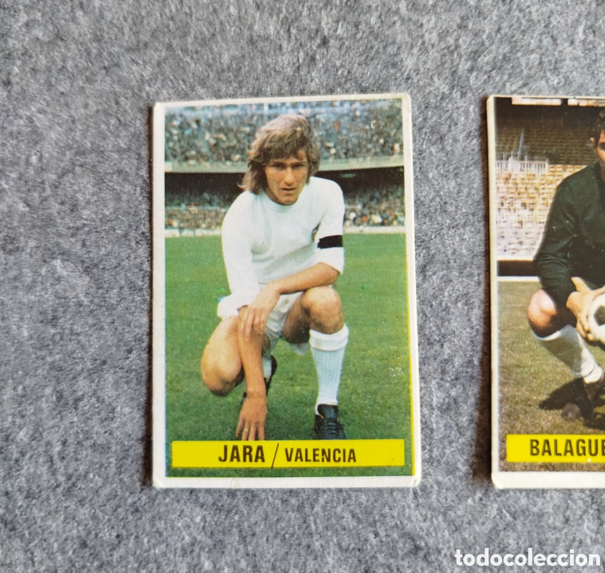 Cromos de f&uacute;tbol: DESPEGADO JARA VALENCIA 74 75 1974 1975 EDICIONES ESTE CROMO
