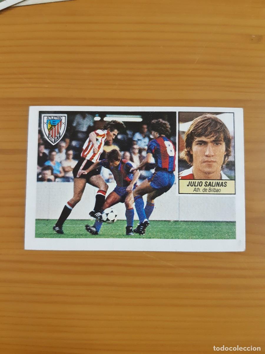 Cromos de f&uacute;tbol: Julio Salinas (Athletic Bilbao) liga 84-85 ESTE. Nunca pegado, sin pegar