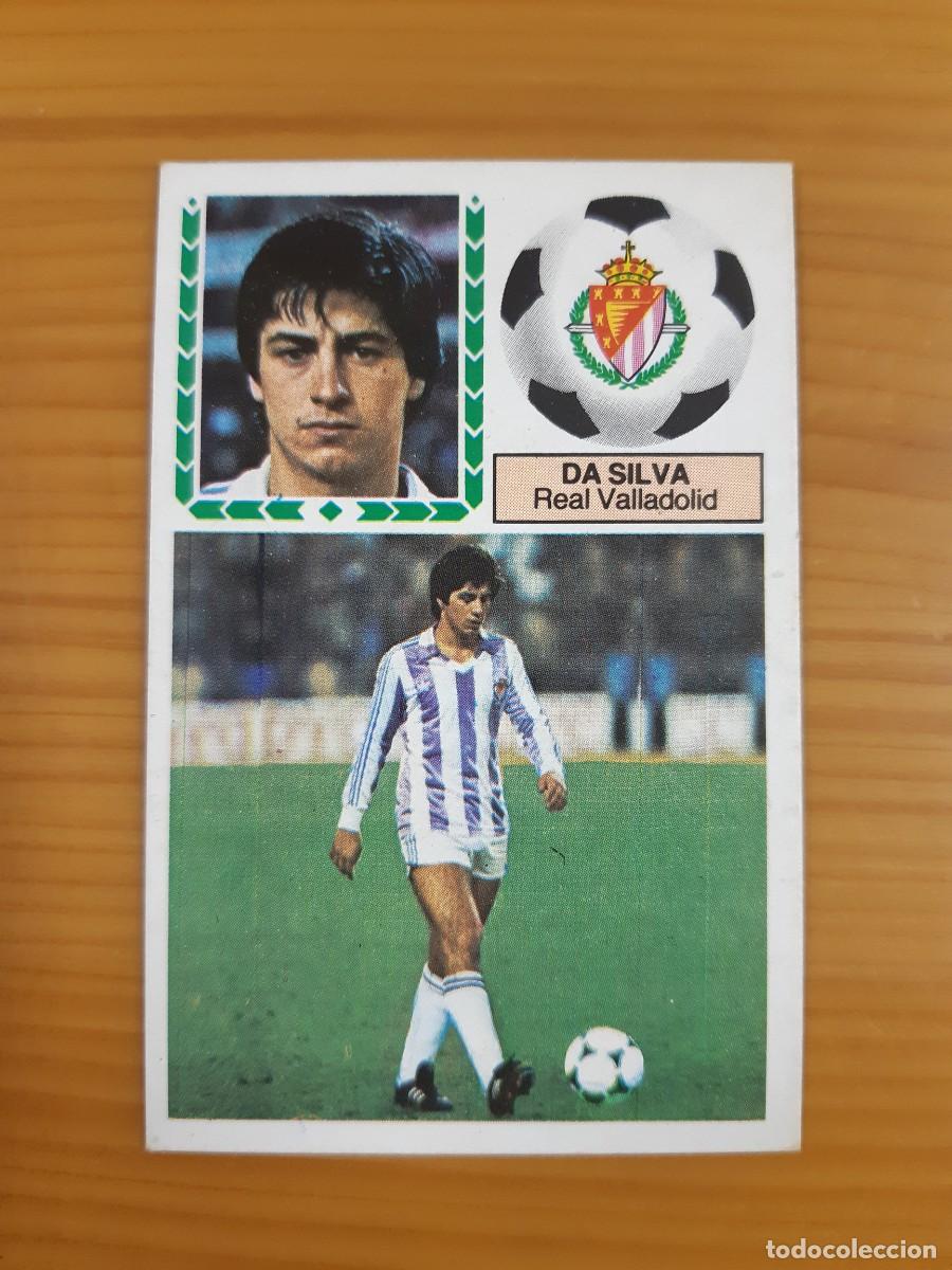 Cromos de f&uacute;tbol: Da Silva (Valladolid) Liga 83-84 ESTE. Nunca pegado, sin pegar